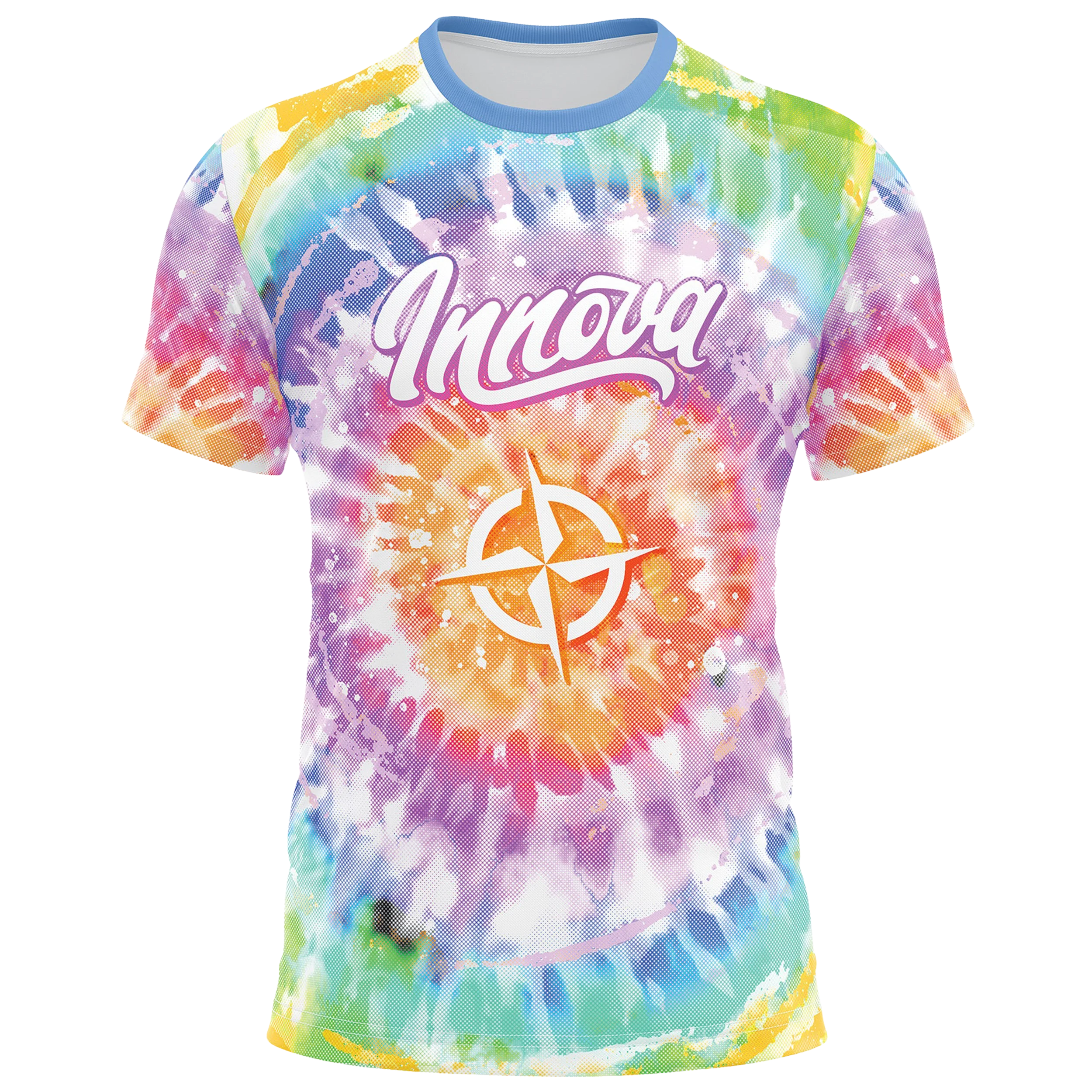 961429 Innova LADIES Flow Stretch Performance Jersey - Tie-Dye Flow, W XL