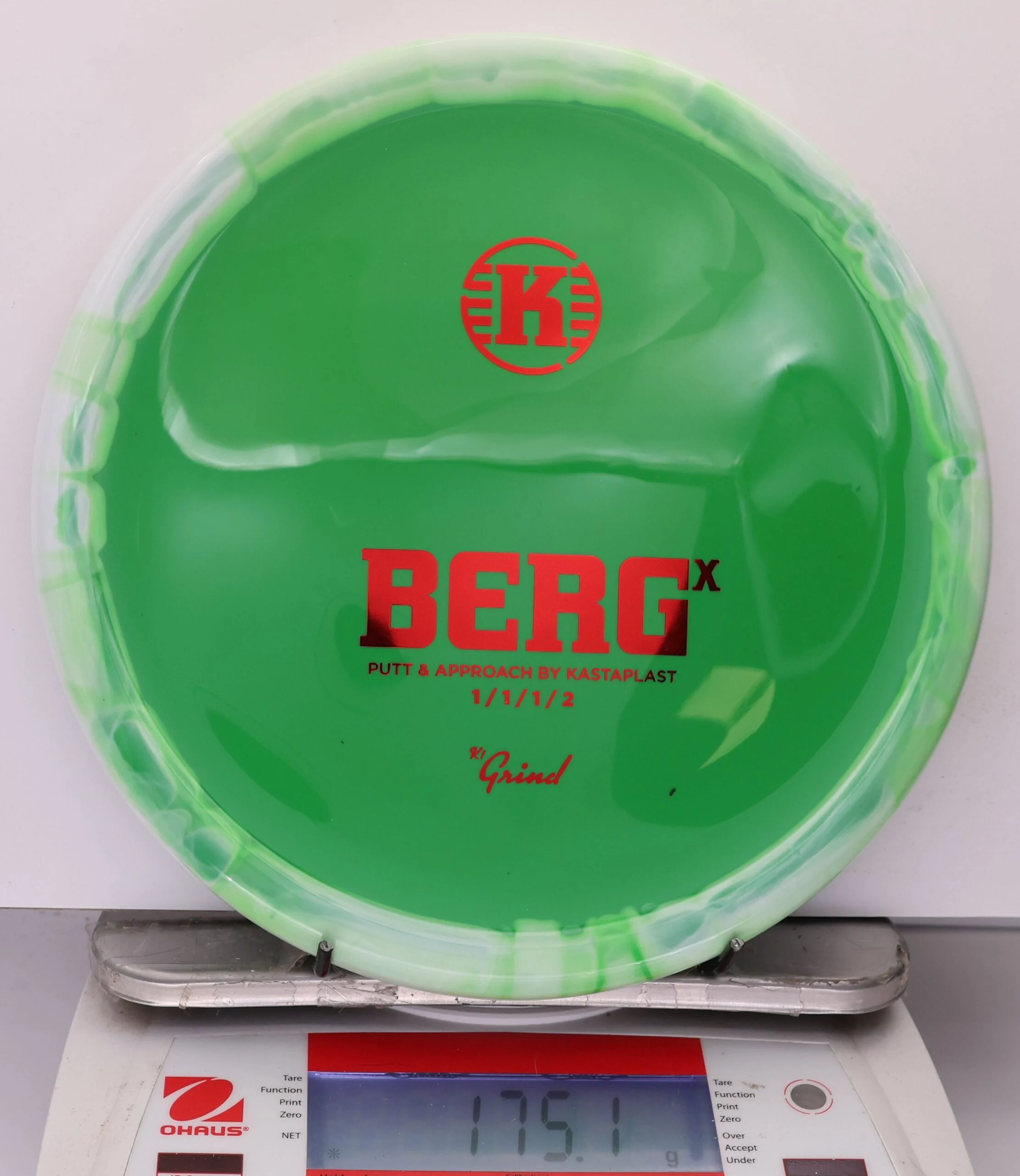 961660 K1 Grind Berg X - #08 White-Green, 175