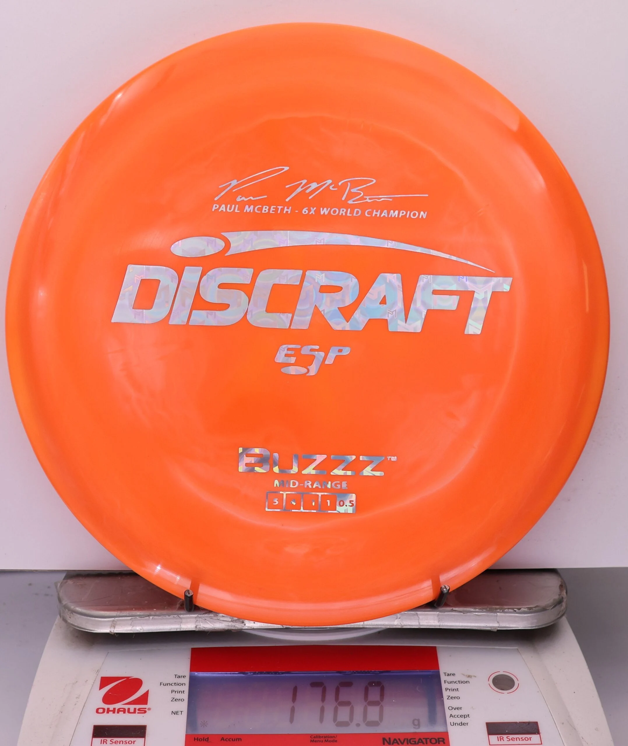 965328 ESP Buzzz, Paul McBeth 6X - #379 Orange, 177