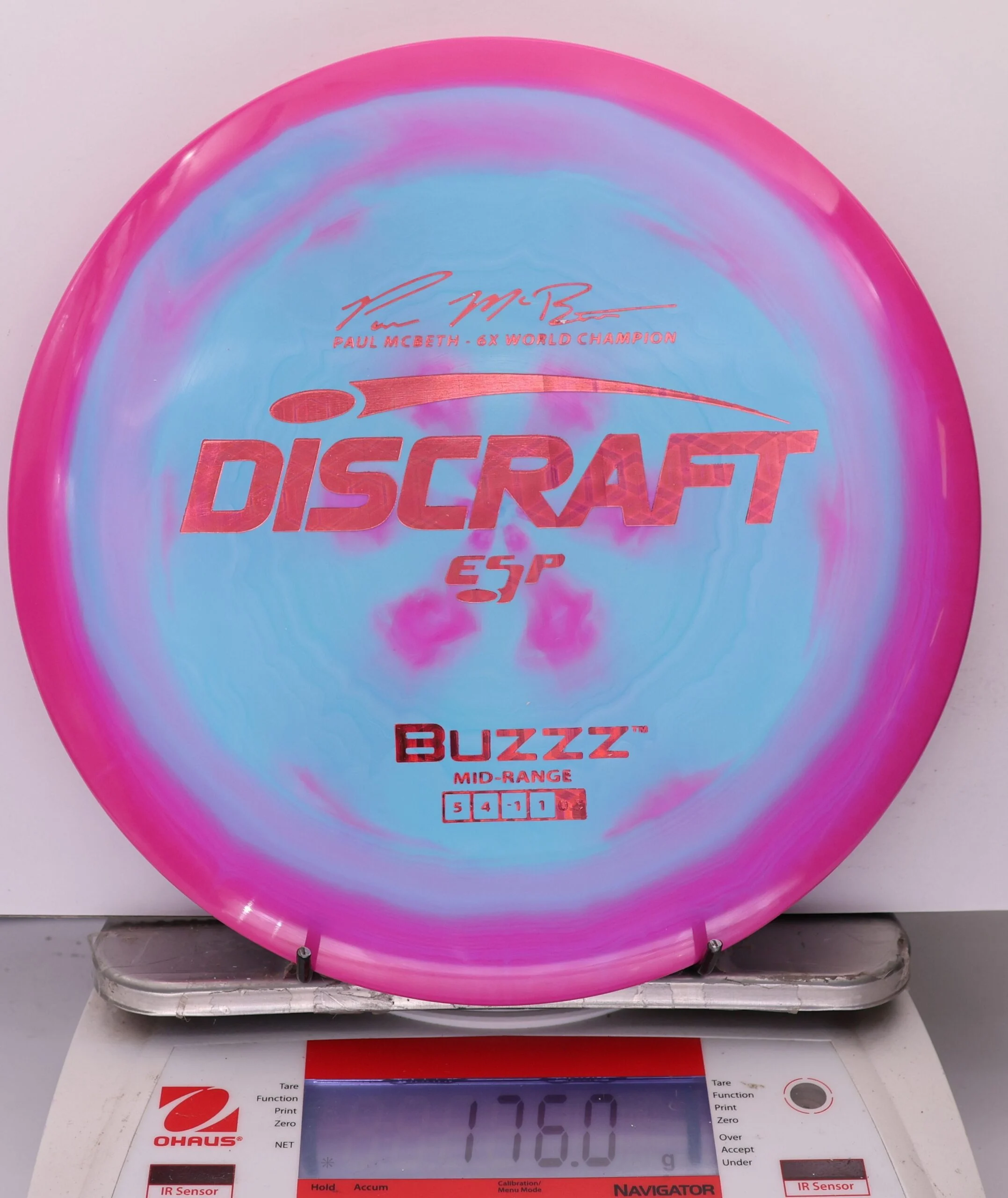 965332 ESP Buzzz, Paul McBeth 6X - #380 PinkBlue, 176