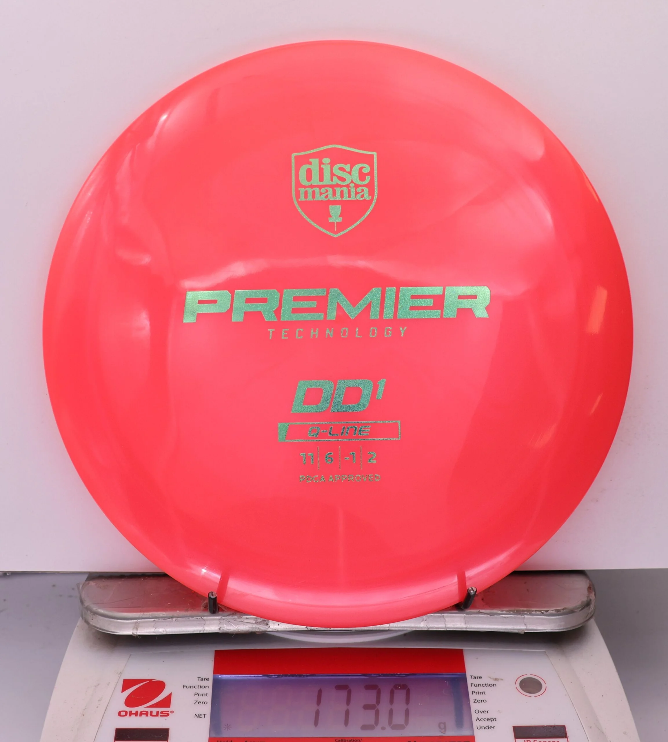 965903 Q-Line DD1, Premier Series - #205 LtRed, 173
