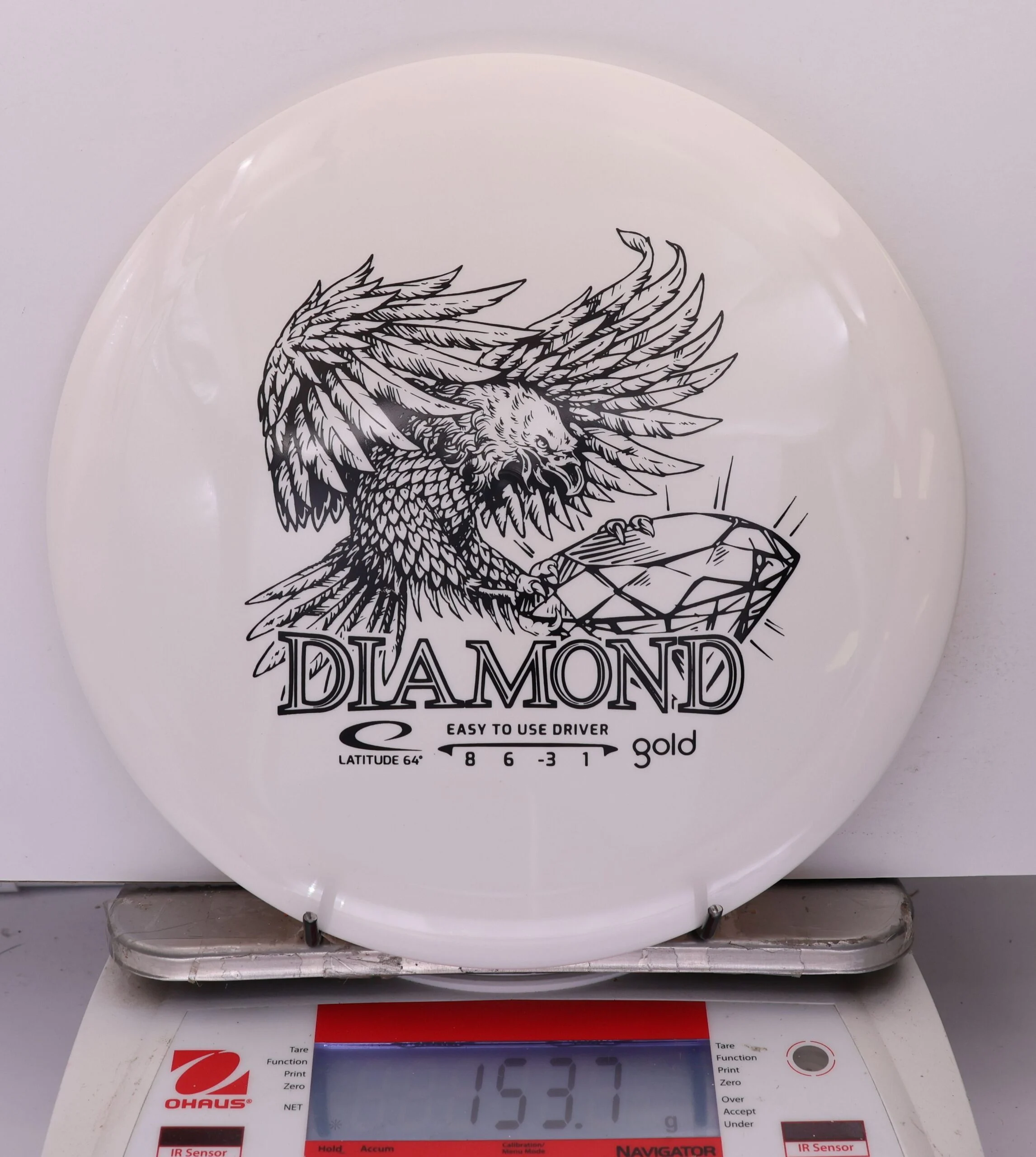 967842 Gold Diamond - #201 White, 154