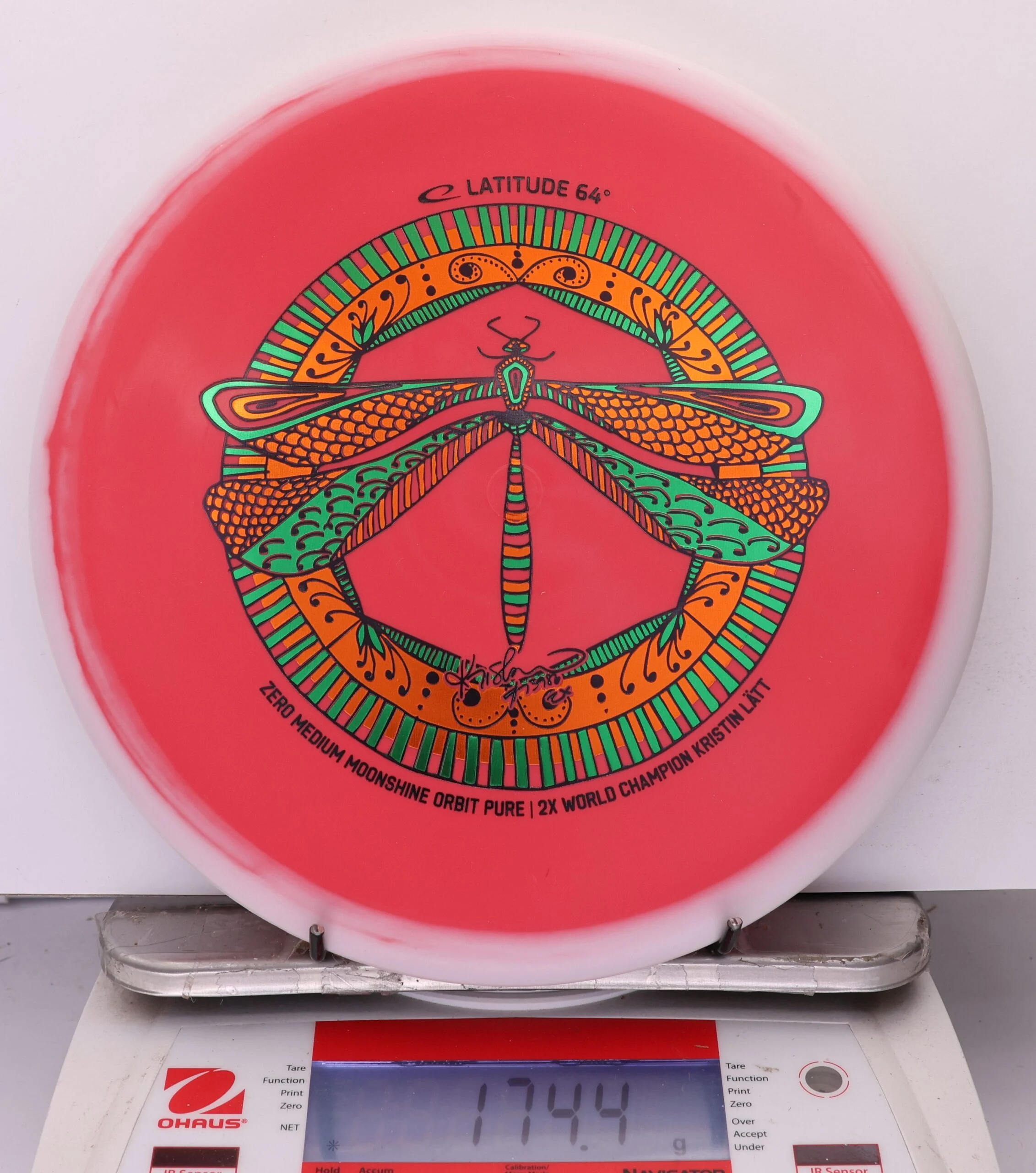 968512 Zero Medium Orbit Moonshine Pure, Kristin Latt 2026 Team Series - #200 White-Red, 174