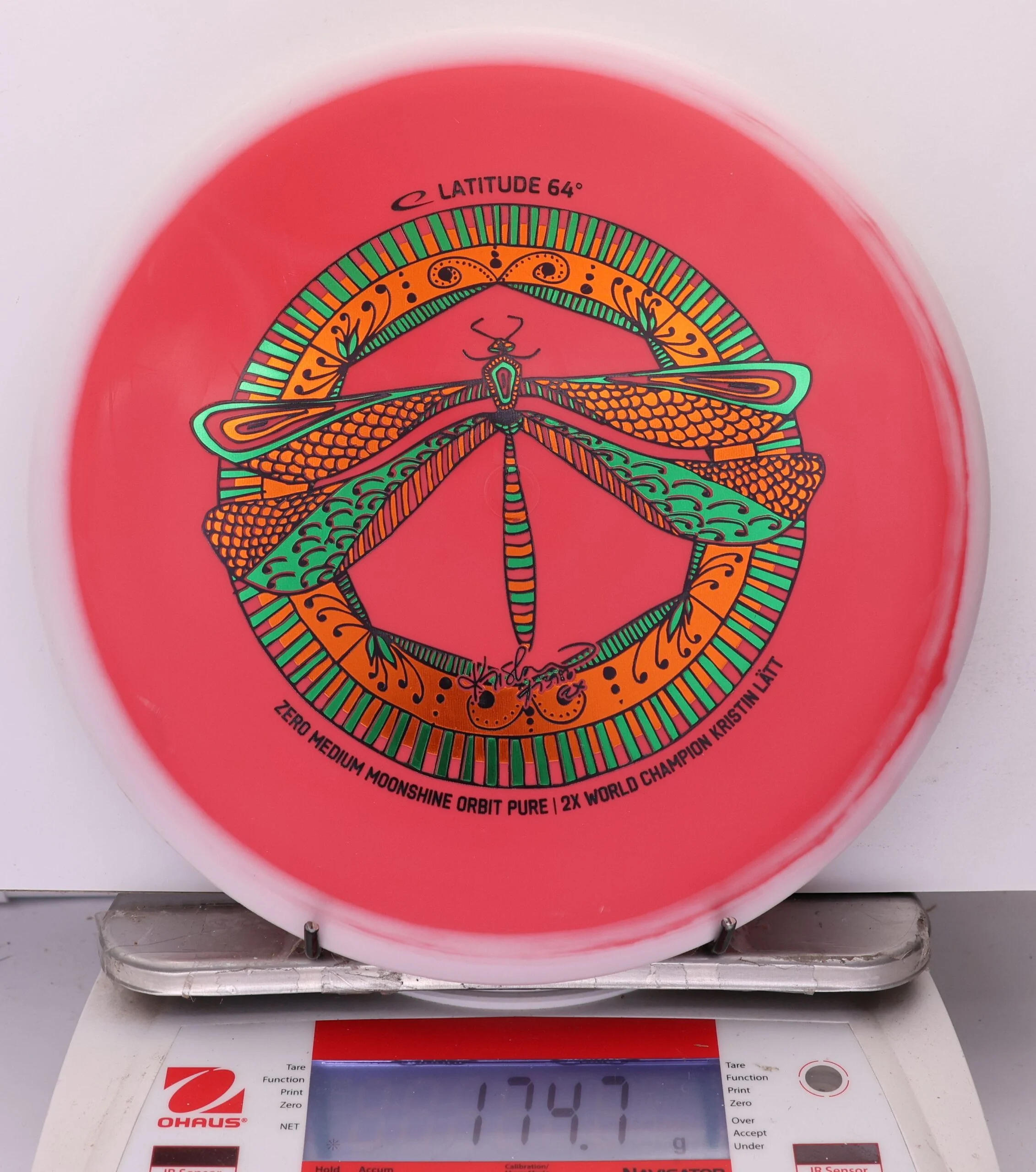 968513 Zero Medium Orbit Moonshine Pure, Kristin Latt 2026 Team Series - #201 White-Red, 175