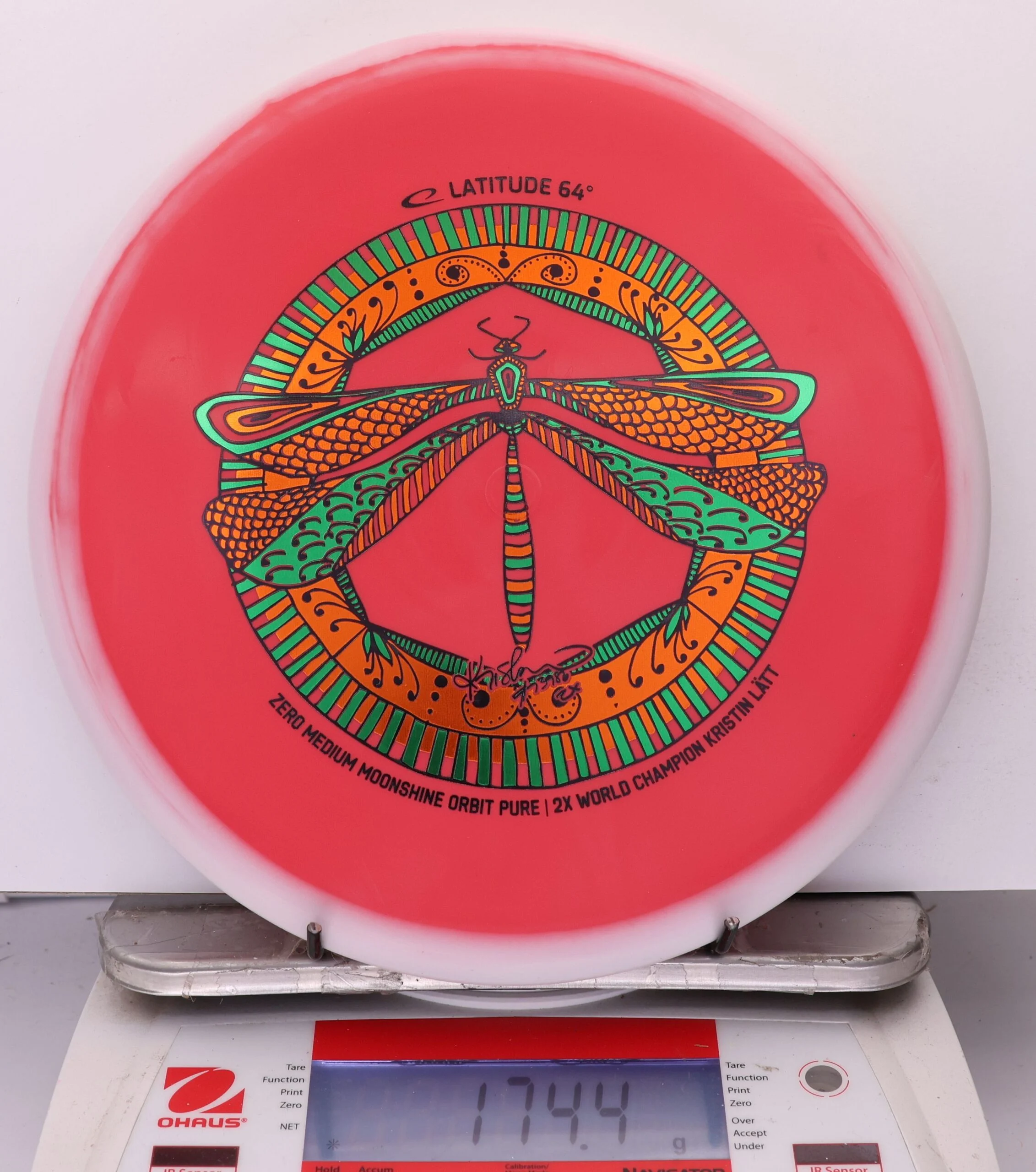 968515 Zero Medium Orbit Moonshine Pure, Kristin Latt 2026 Team Series - #203 White-Red, 174