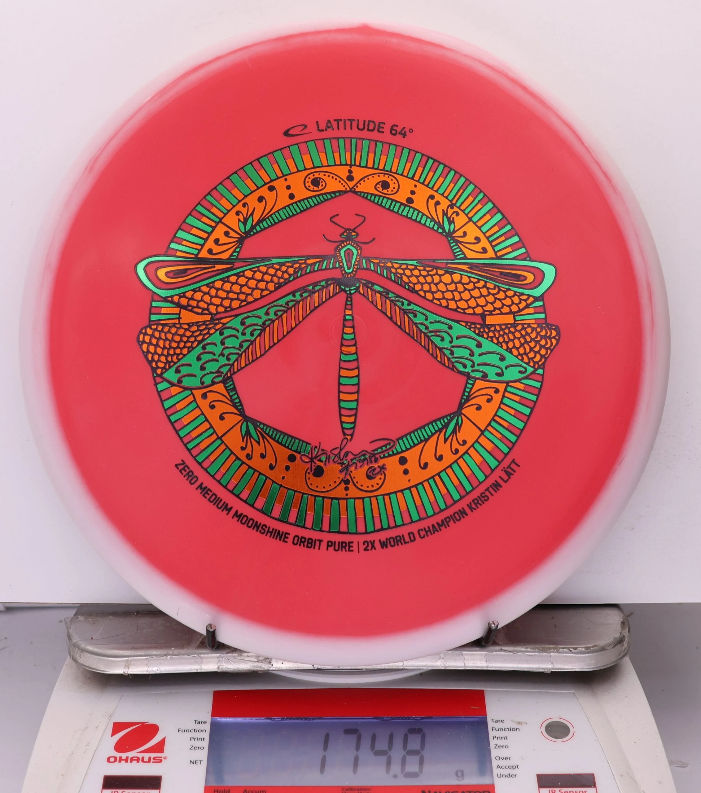 968518 Zero Medium Orbit Moonshine Pure, Kristin Latt 2026 Team Series - #205 White-Red, 175