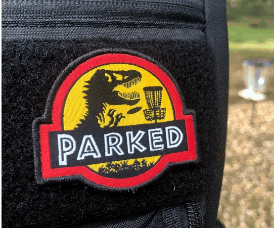 969288 Parked, Disc Golf Patch - Velcro