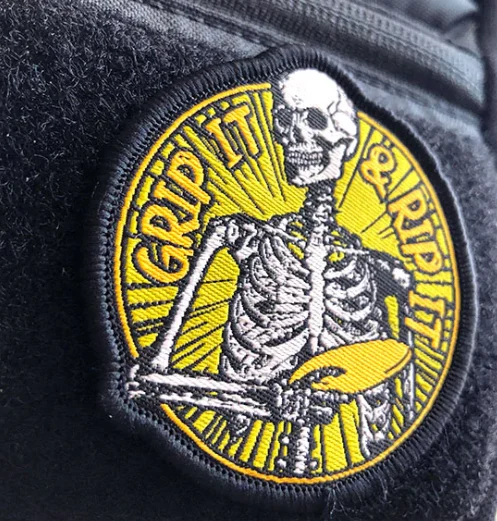 969419 Grip It And Rip It, Disc Golf Patch - Velcro
