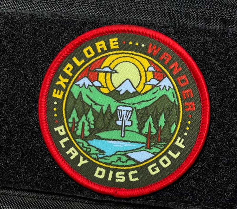 969666 Wander Explore Play, Disc Golf Patch - Velcro