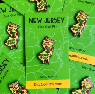 New Jersey Disc Golf Pin