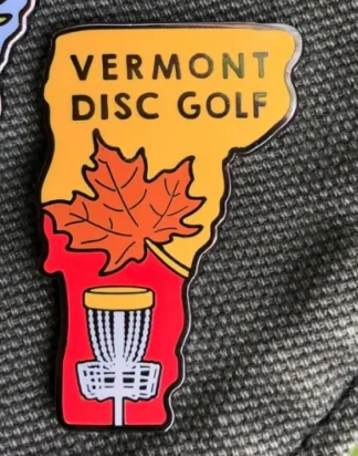 Vermont State Pin, Disc Golf Pins