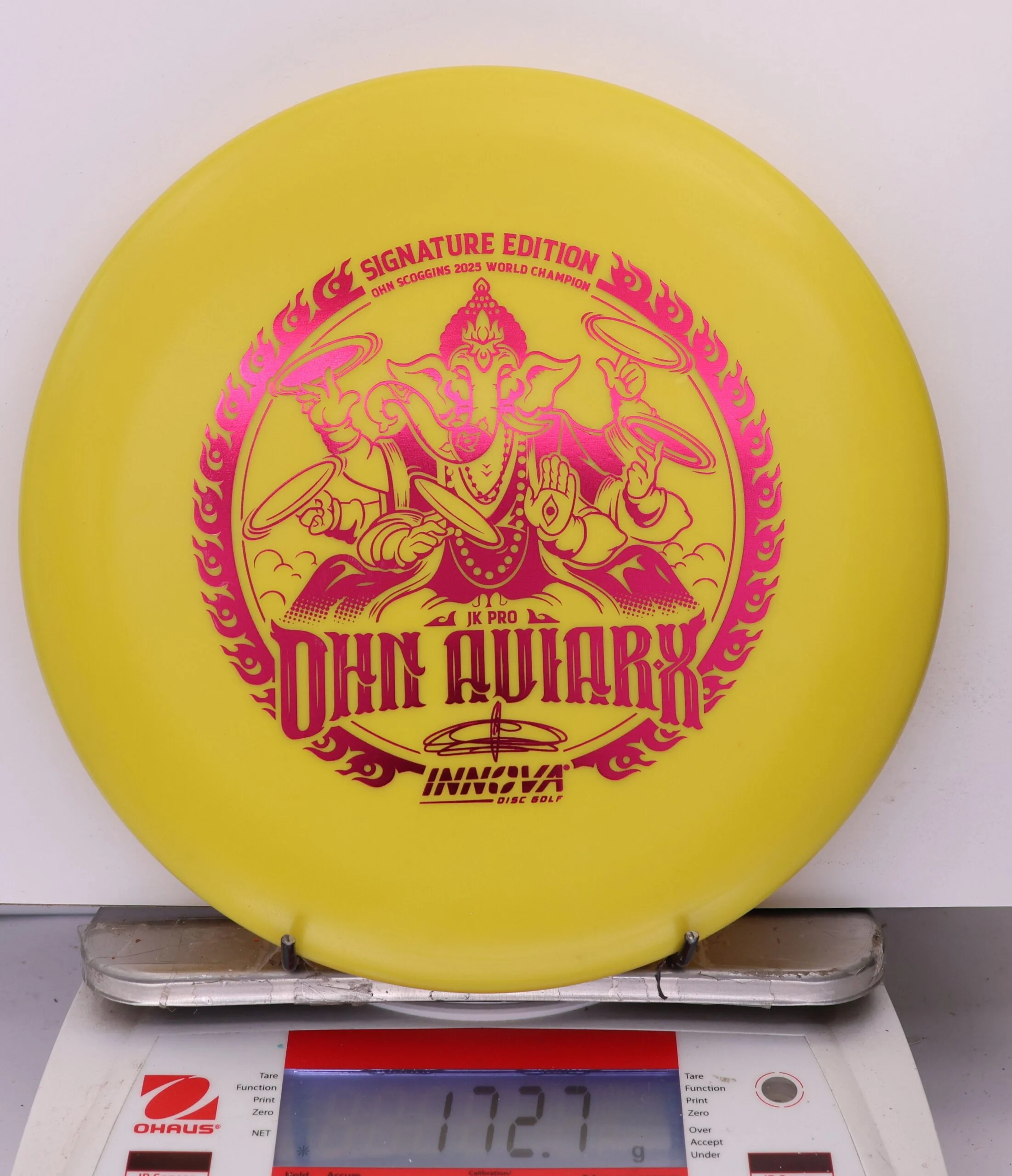974500 JK Pro Aviar-X, Ohn Scoggins FPO World Champion Character - Signature Edition - #924 Yellow, 173