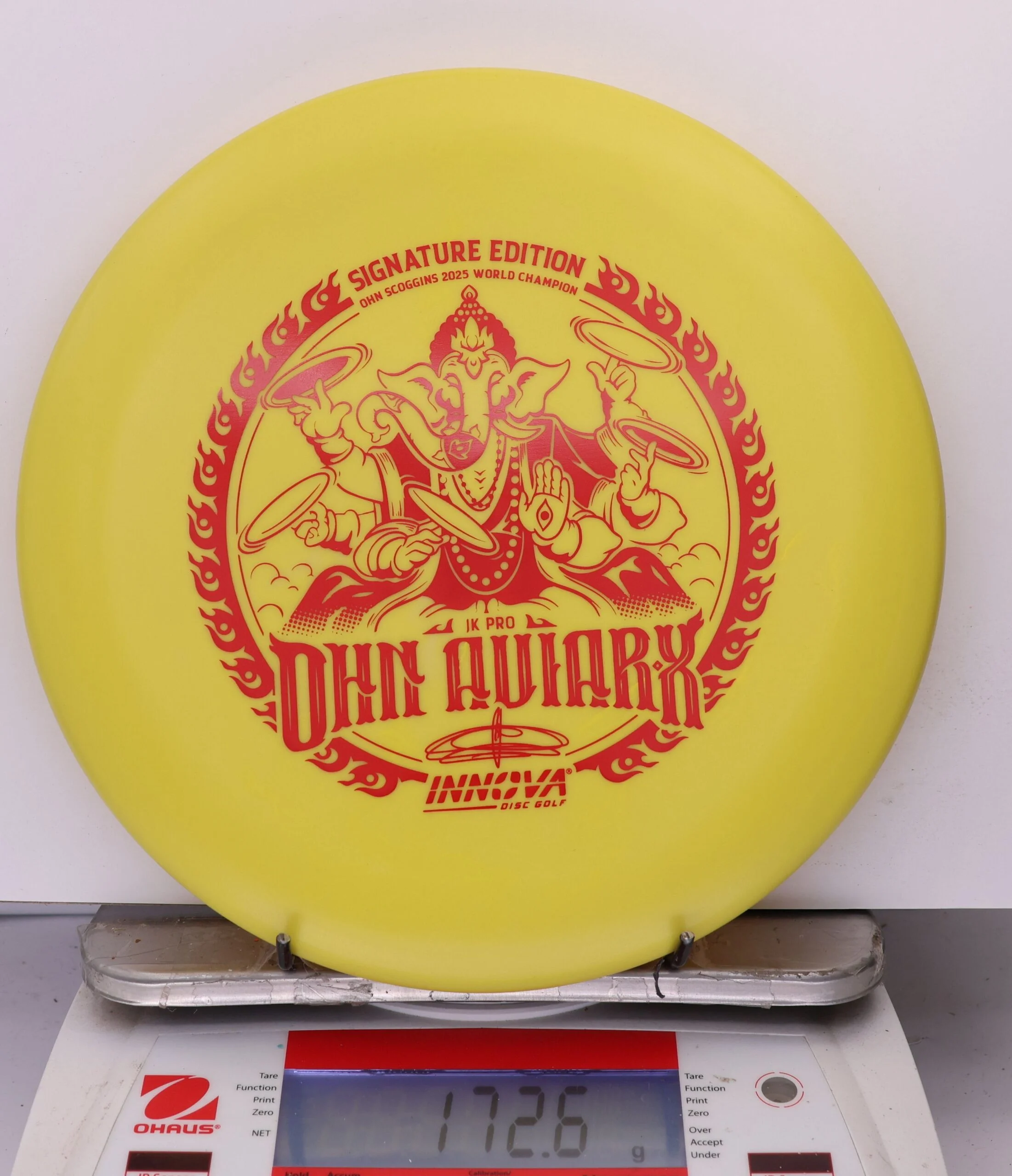 974508 JK Pro Aviar-X, Ohn Scoggins FPO World Champion Character - Signature Edition - #927 Yellow, 173
