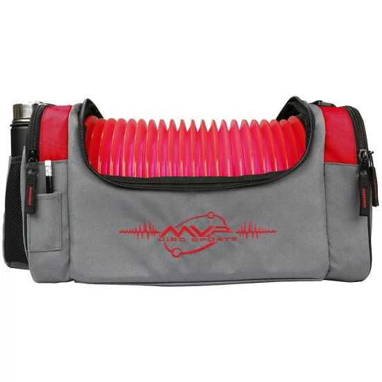 976669 MVP Nucleus V2 Bag - Gray Red, 22+ Discs