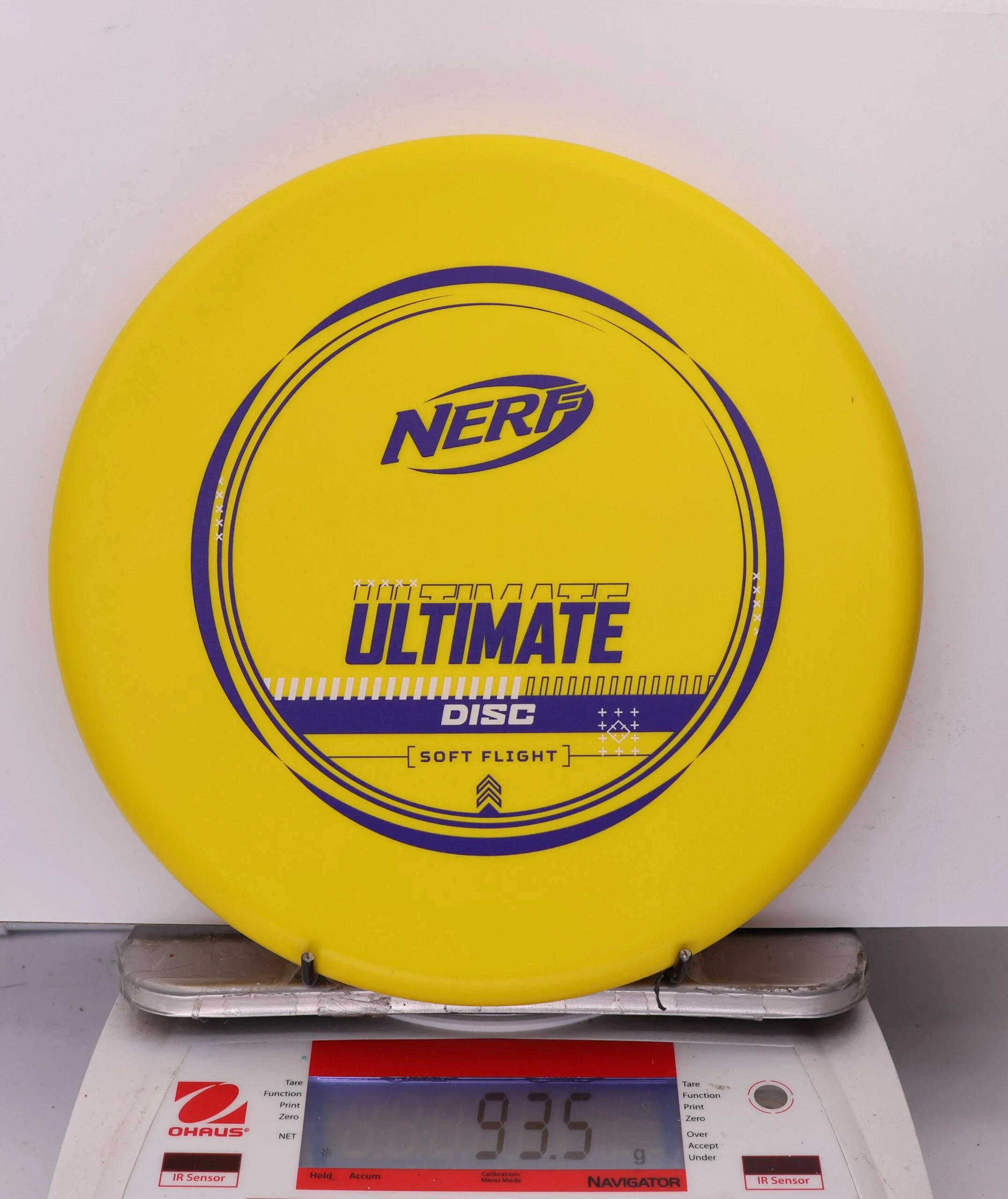 976723 NERF x Prodigy Soft Flight Ultimate Disc - #10 Yellow, 94