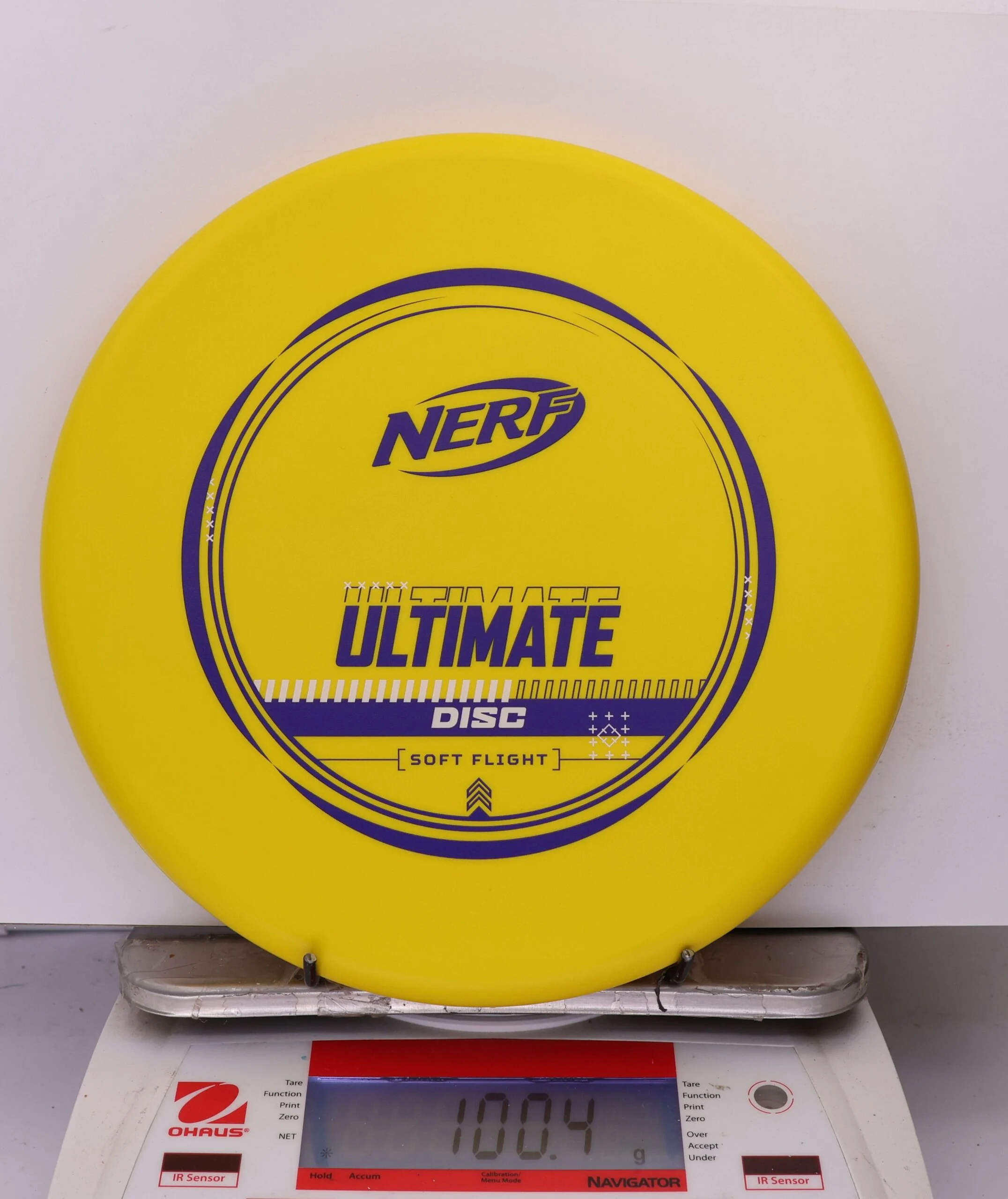 976738 NERF x Prodigy Soft Flight Ultimate Disc - #19 Yellow, 100