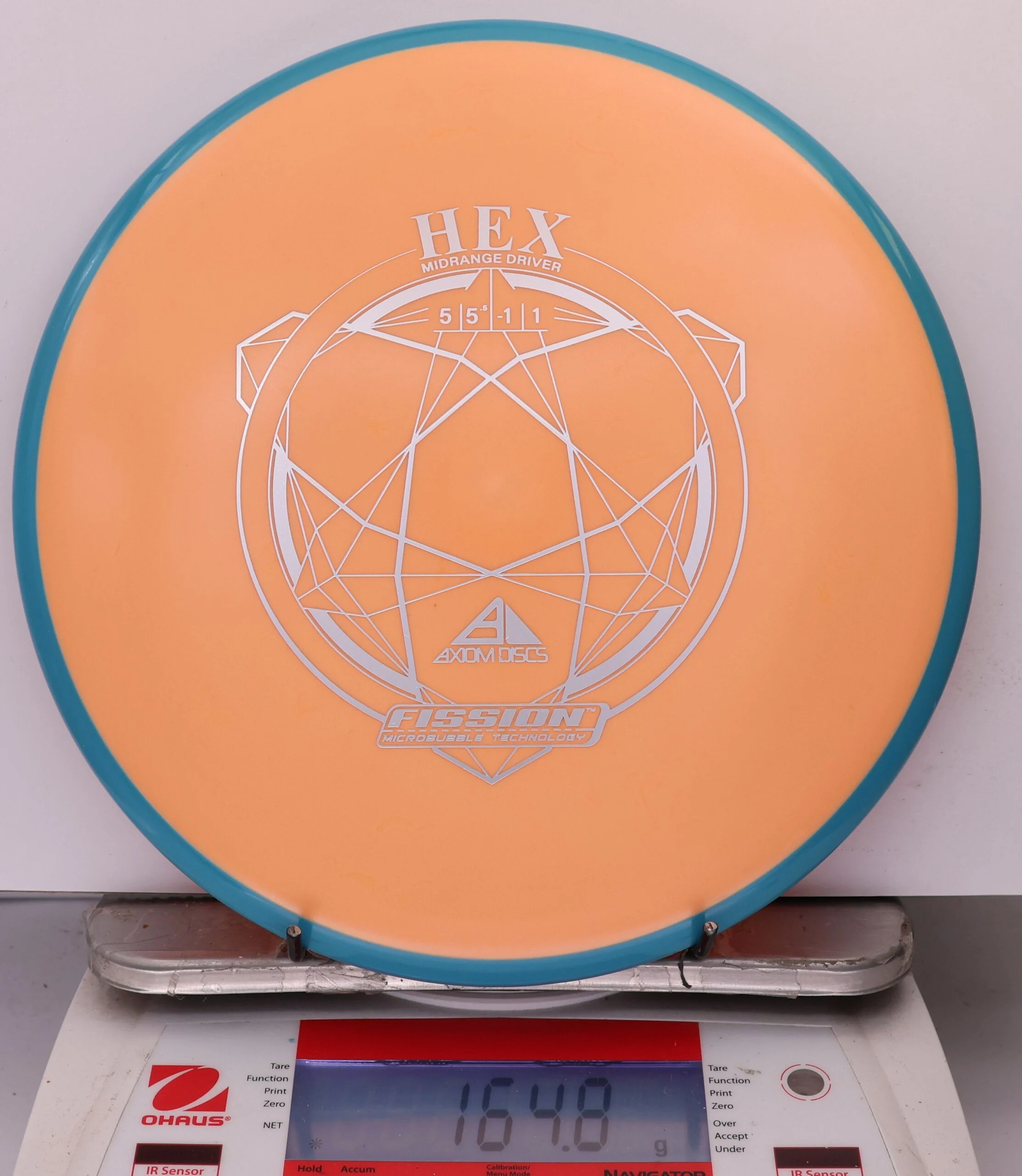 977554 Fission Hex - #555 Blue-Orange, 165