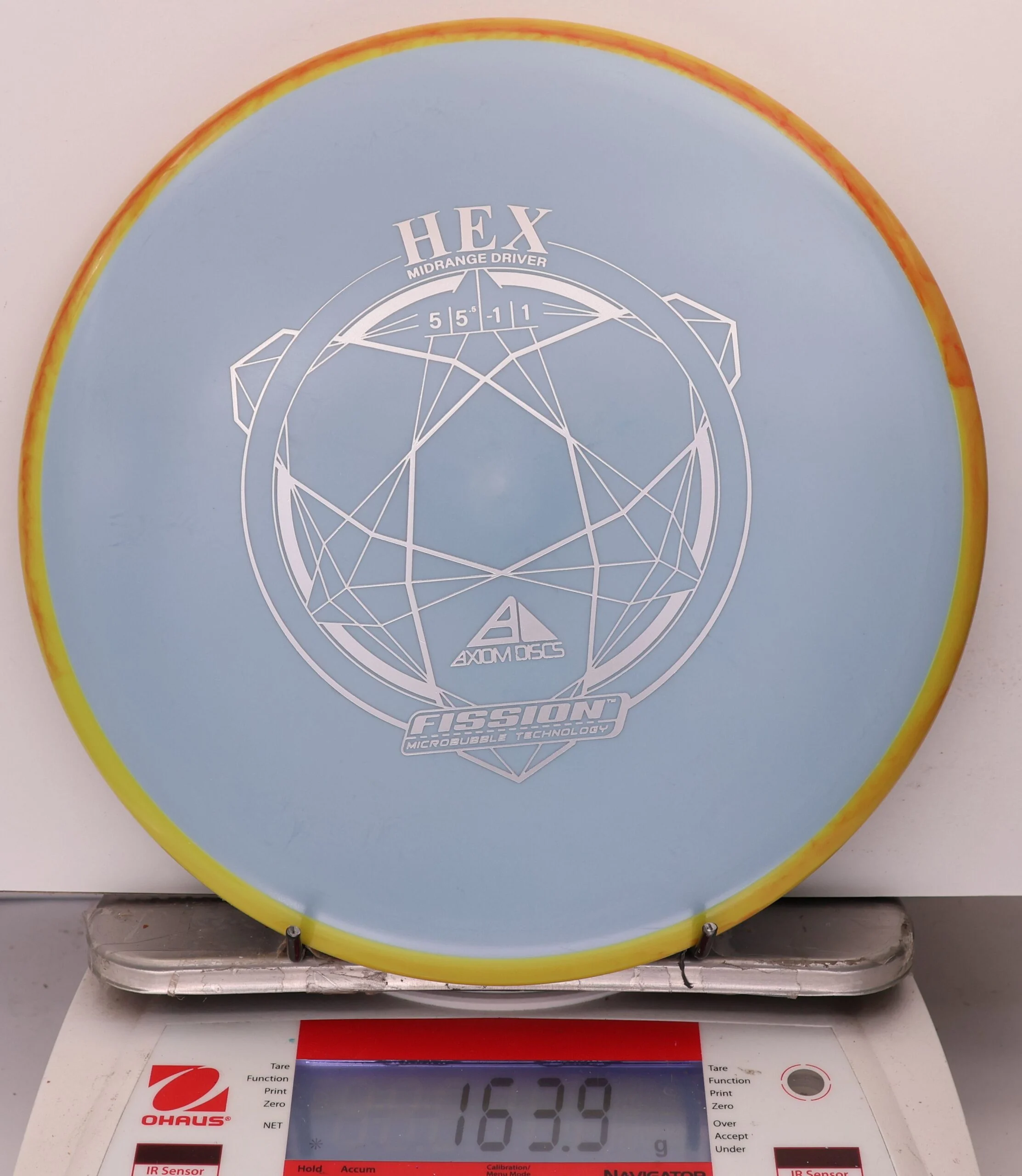 977583 Fission Hex - #564 Orange-GrayBlue, 164