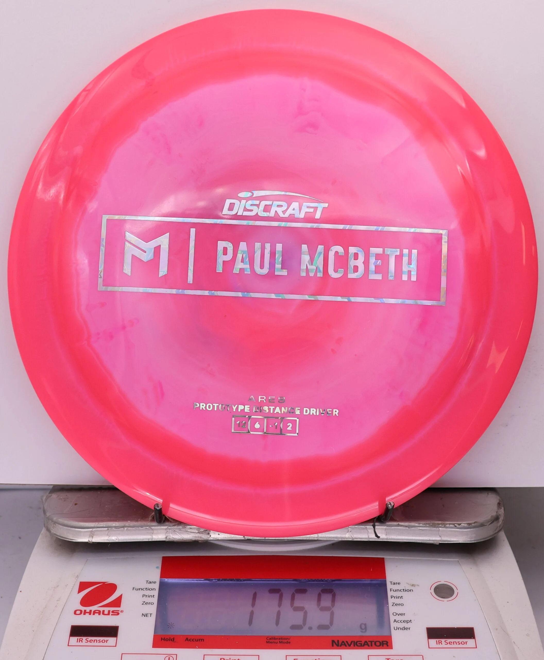 977899 Prototype Ares, Paul McBeth - #09 RedPink, 176