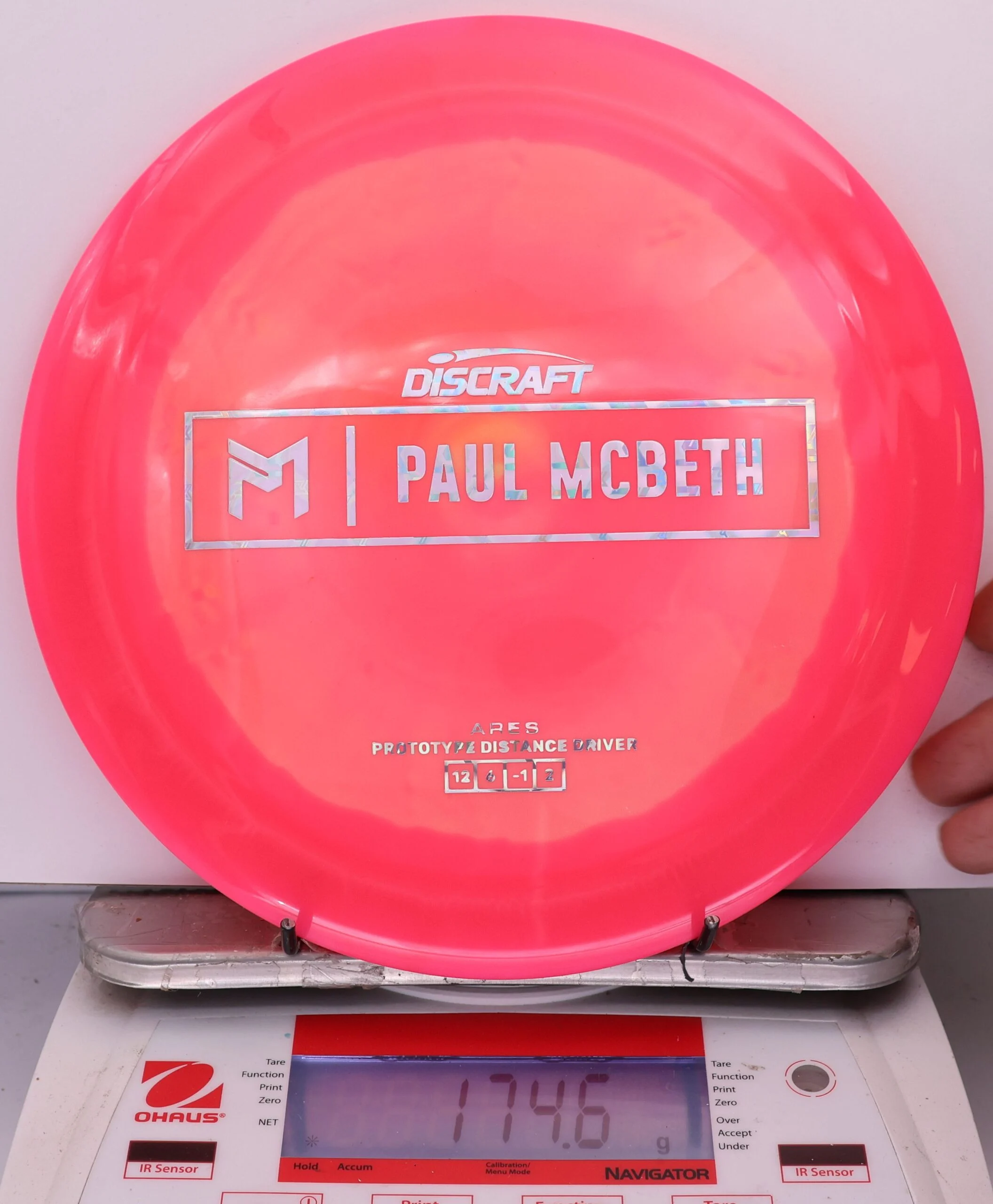 977900 Prototype Ares, Paul McBeth - #10 RedOrange, 175