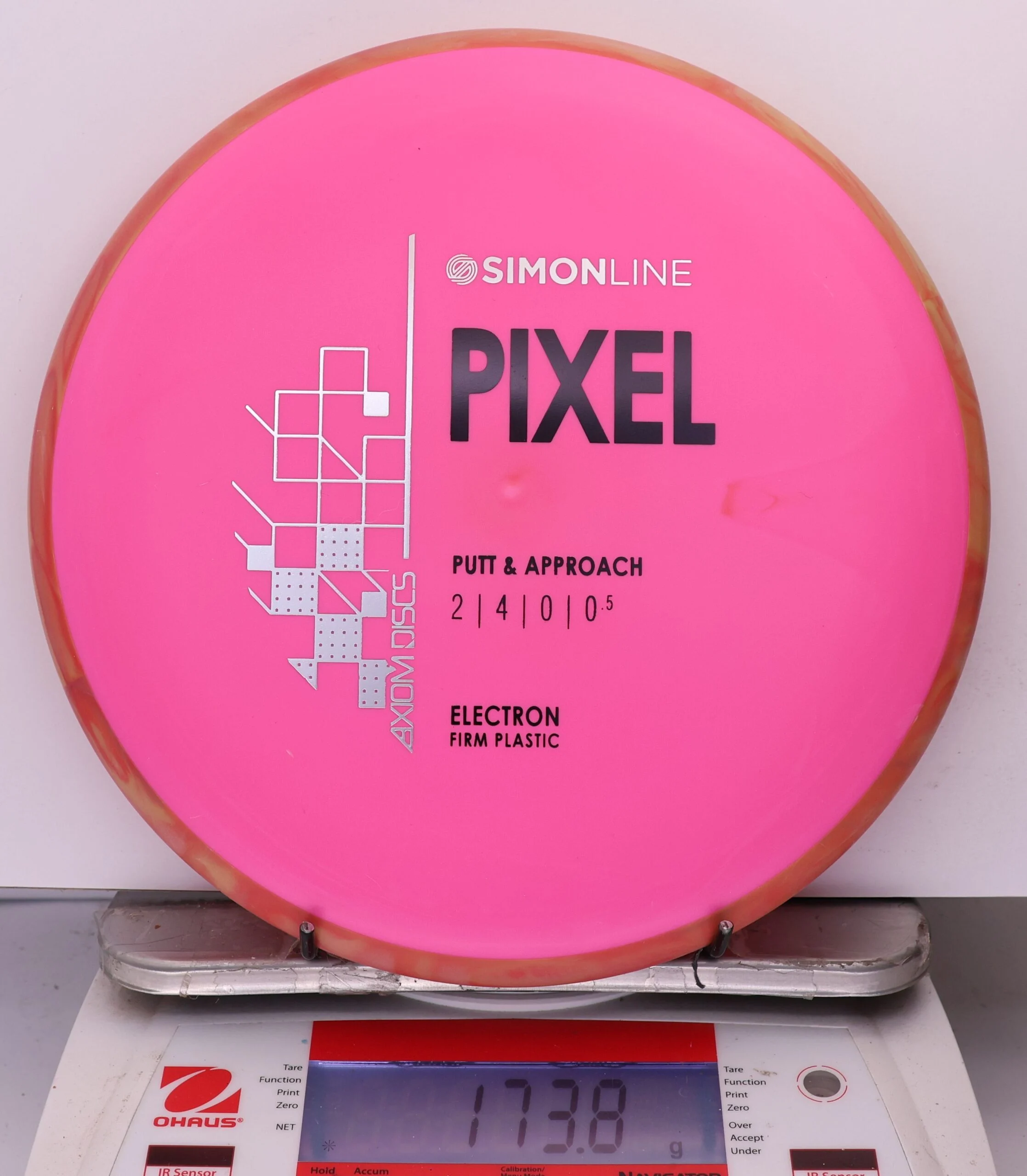 978035 Simon Line Electron Firm Pixel - #11 Orange-Pink, 174