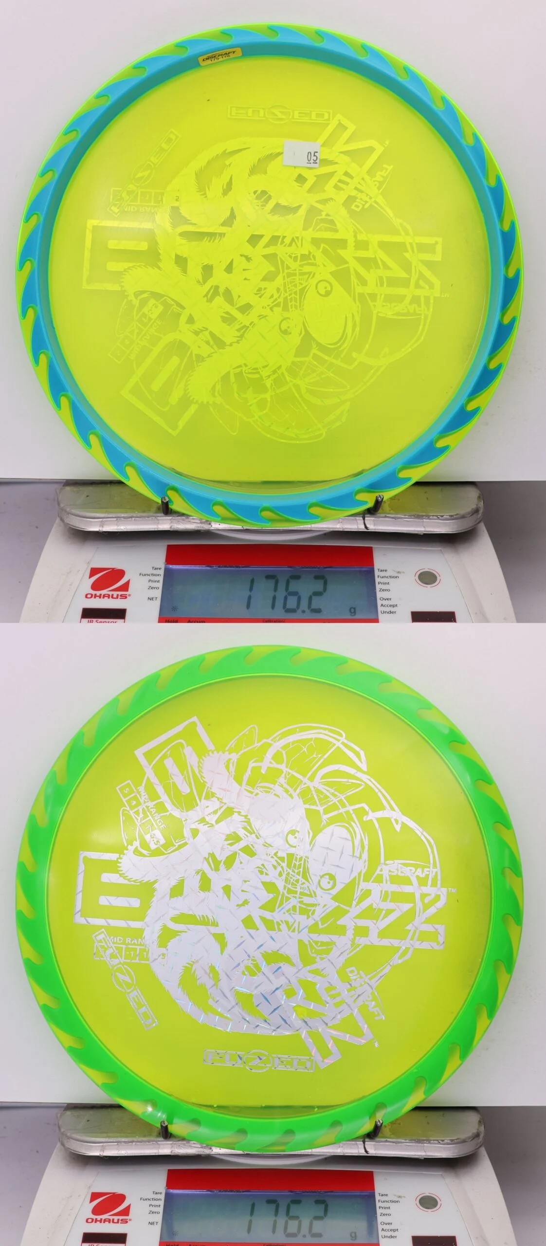 X-Out Fuzed Line Buzzz - Buzzzsaw • Marshall Street Disc Golf