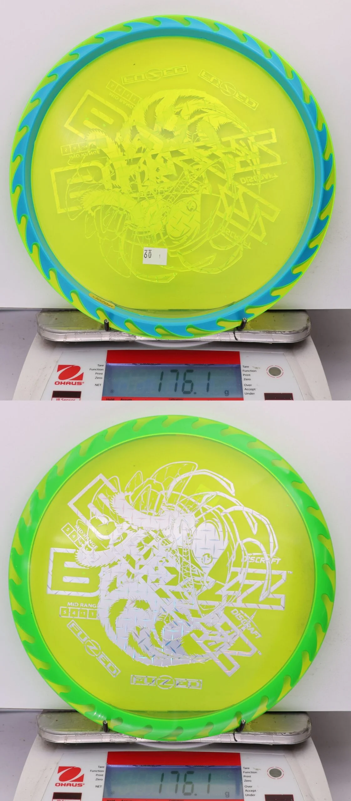 978345 X-Out Fuzed Line Buzzz - Buzzzsaw - #09 Green-Blue, 176