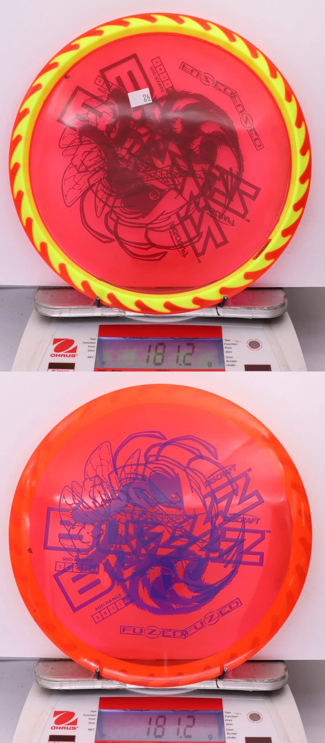 978492 X-Out Fuzed Line Buzzz - Buzzzsaw - #24 Red-yellow, 181