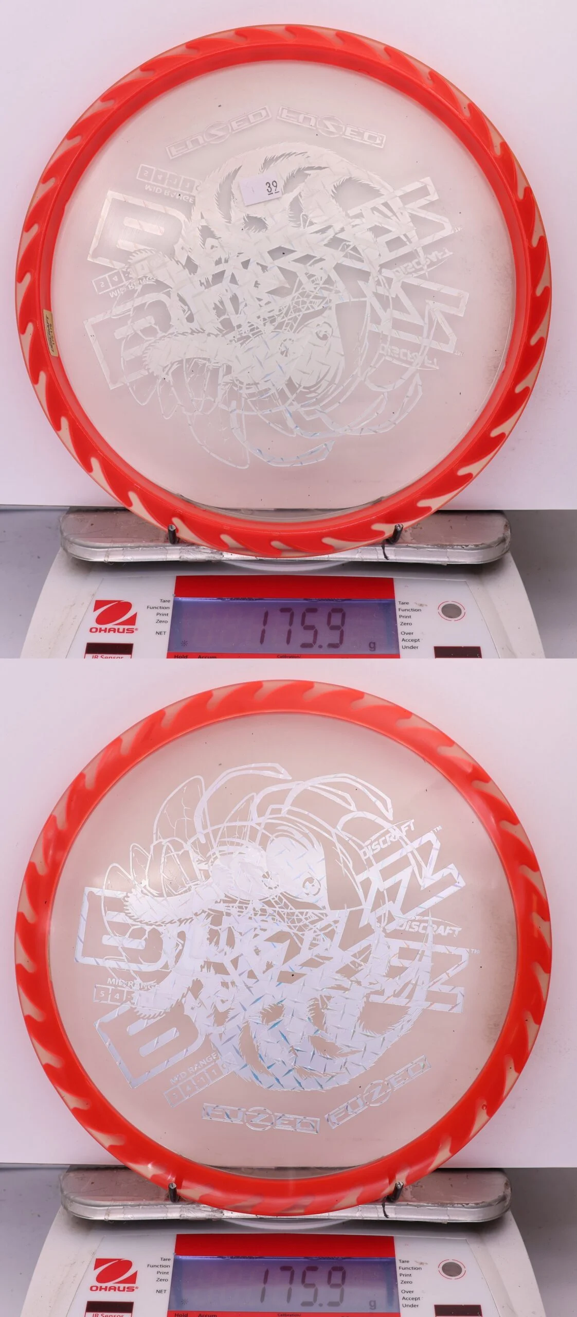 978639 X-Out Fuzed Line Buzzz - Buzzzsaw - #39 Clear-Red, 176