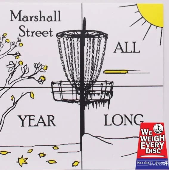 985930 MSt All Year Long Sticker - 3.5"x3.5", square