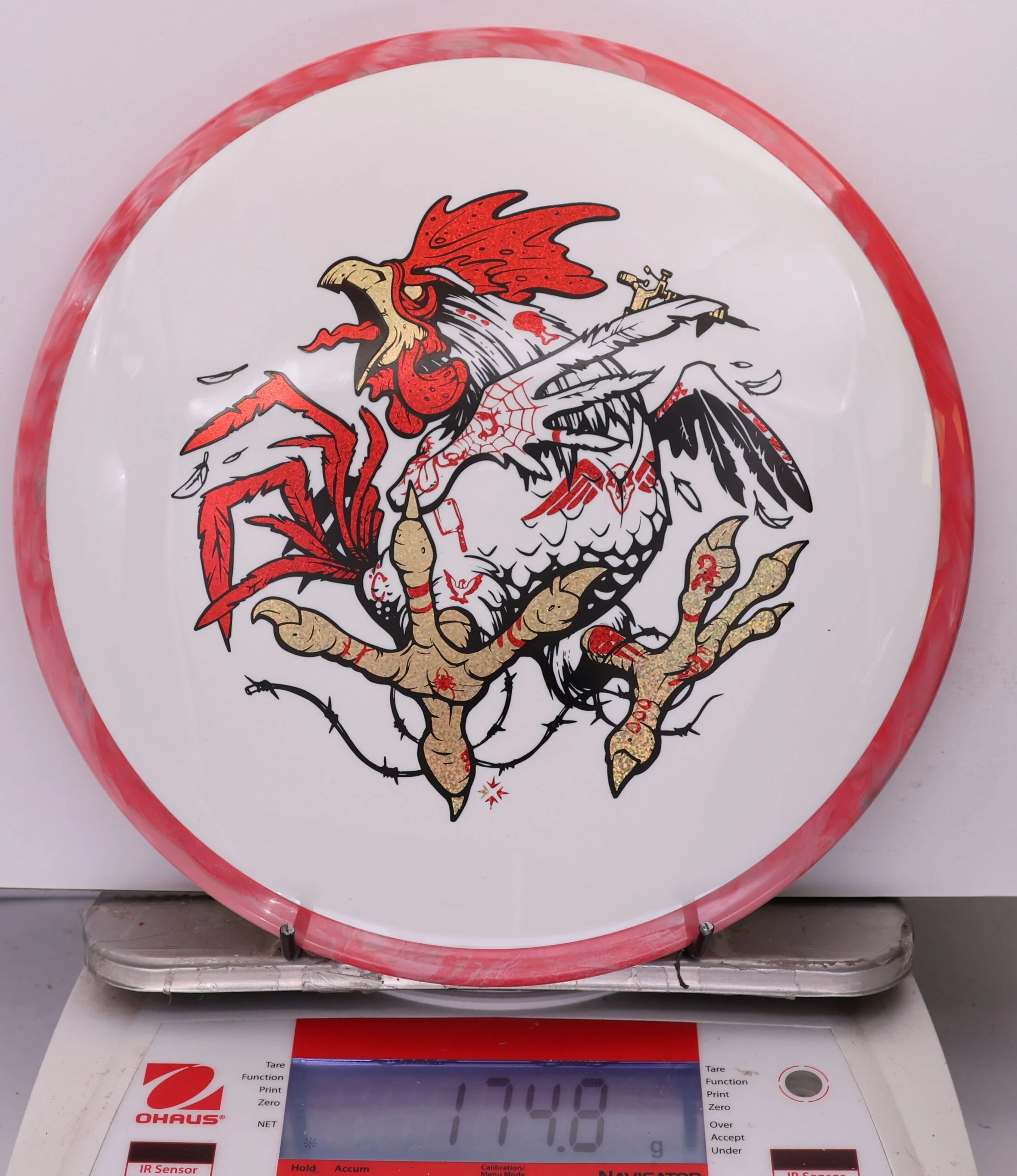 986206 Simon Line Neutron Bokeh, DFX - #18 LtRed-White, 175