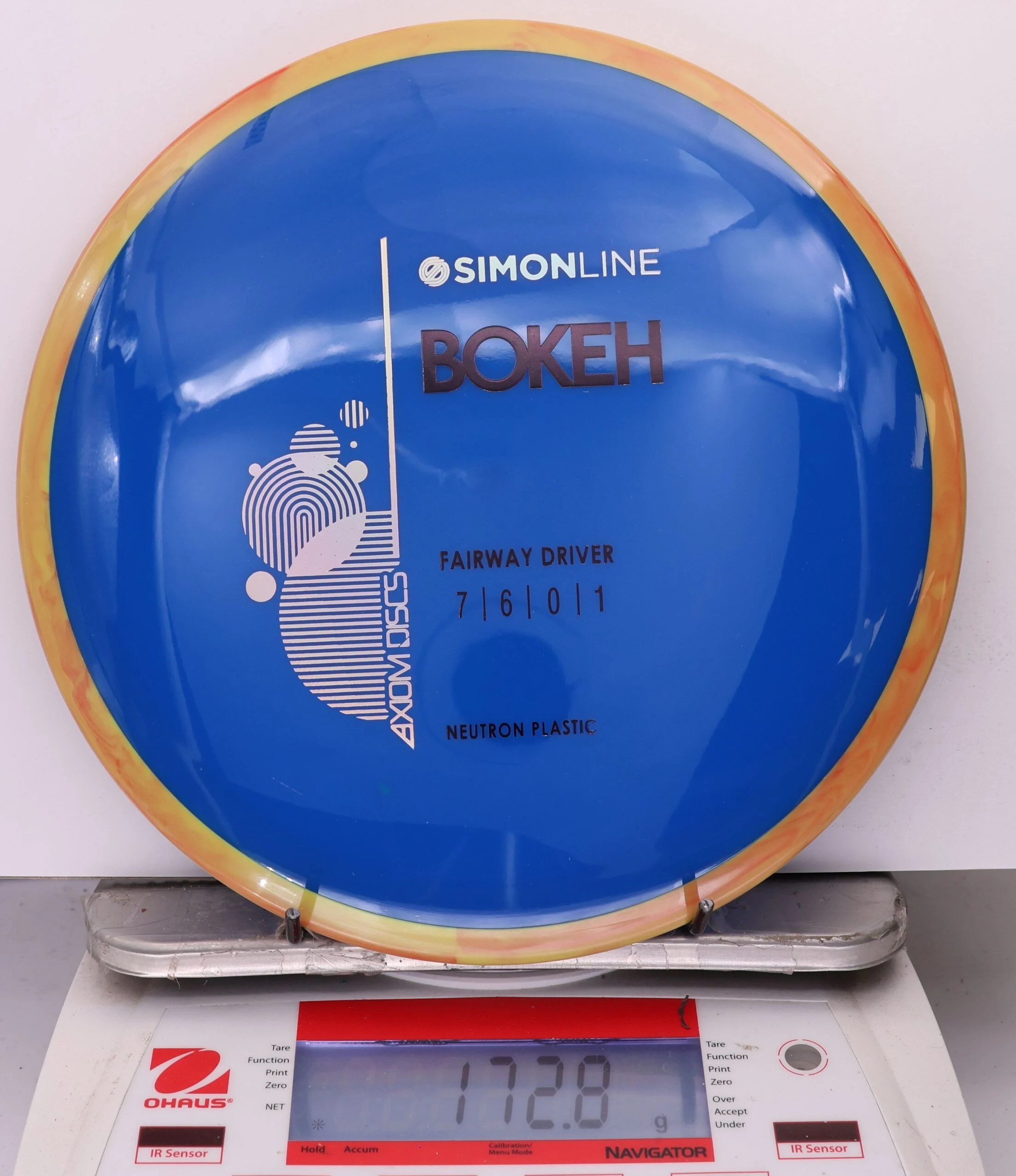 987244 Simon Line Neutron Bokeh - #483 Orange-Blue, 173