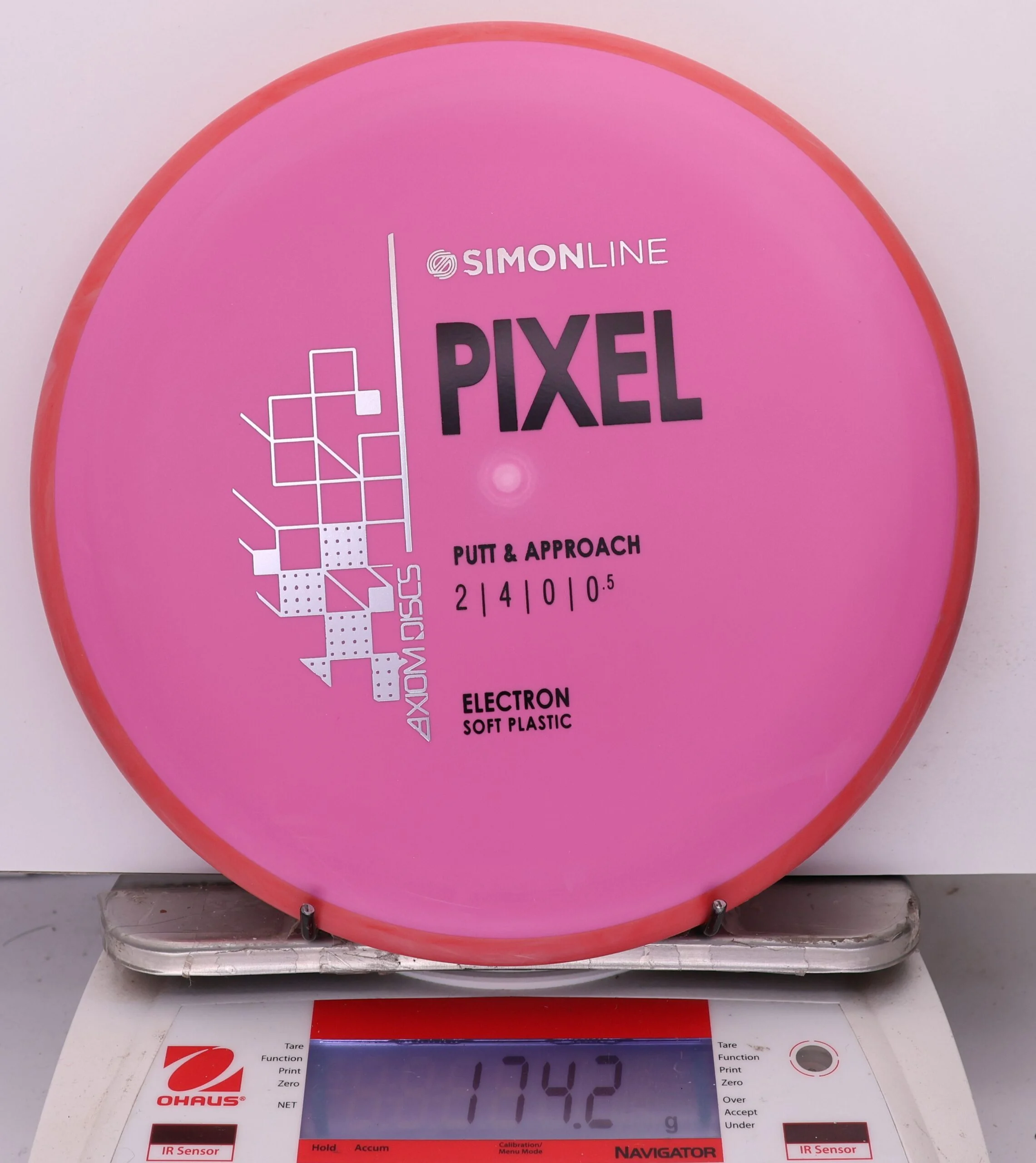 990785 Simon Line Electron Soft Pixel - #46 Orange-Pink, 174