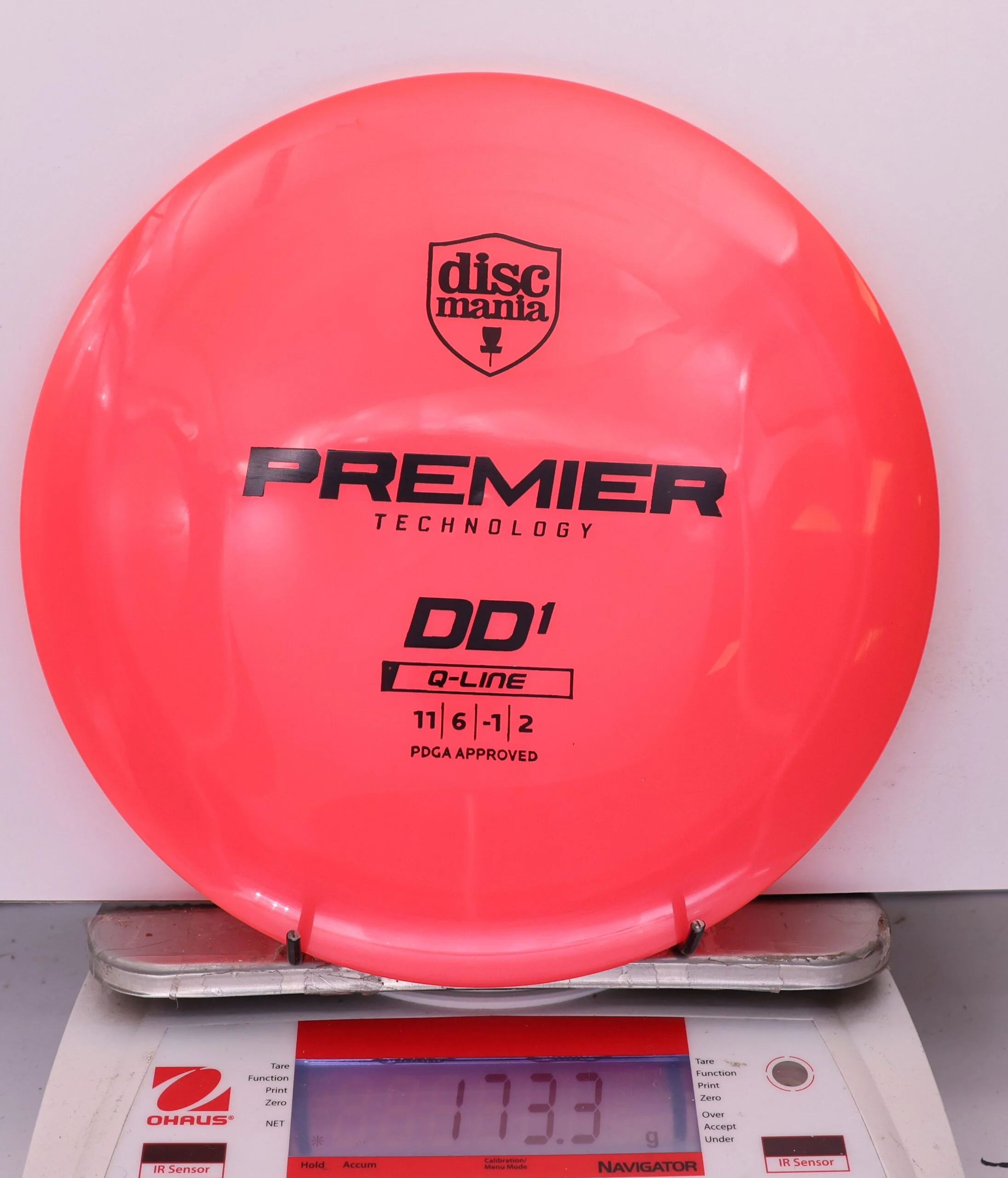 990376 Q-Line DD1, Premier Series - #32 LtRed, 173