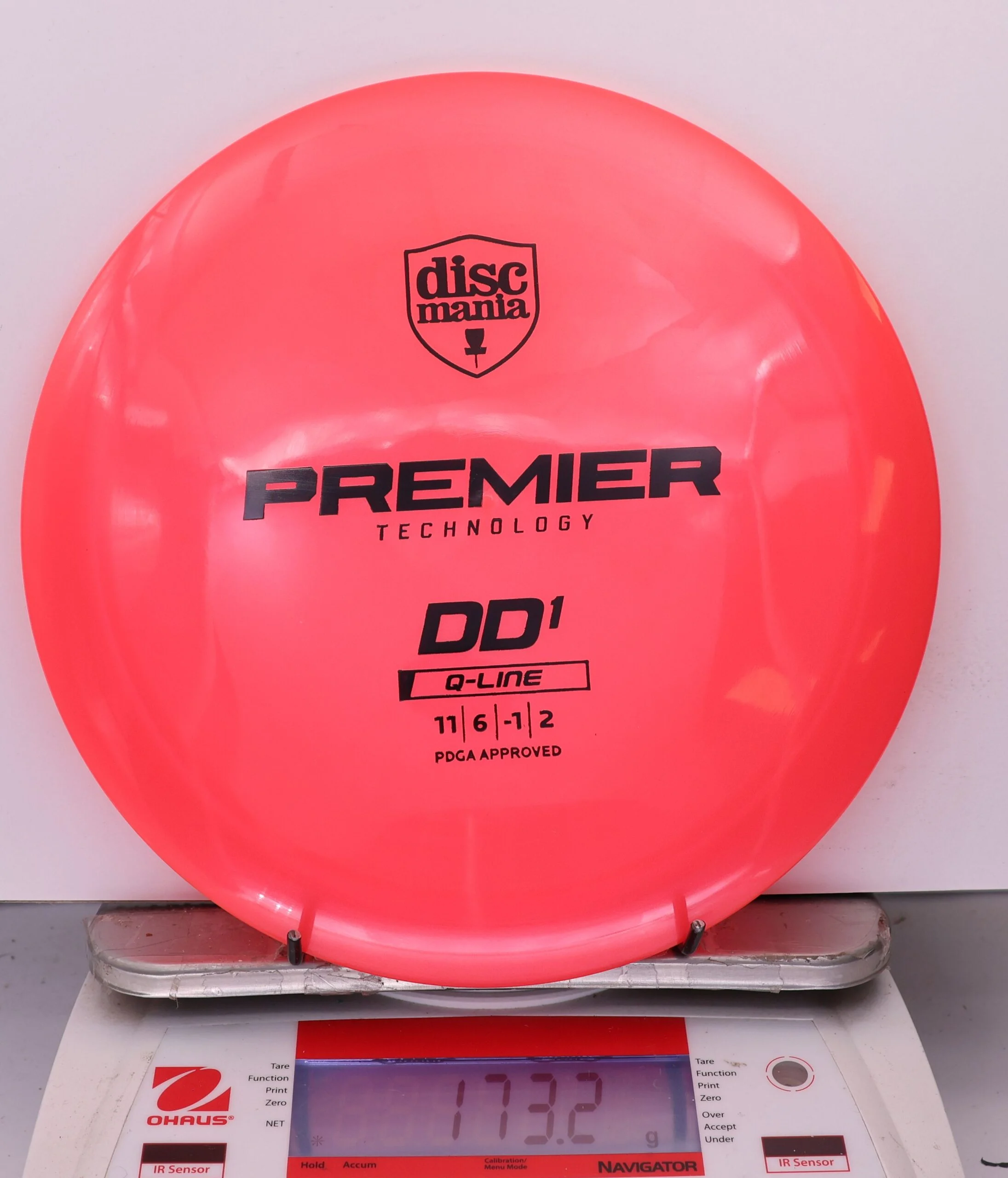 990377 Q-Line DD1, Premier Series - #33 LtRed, 173