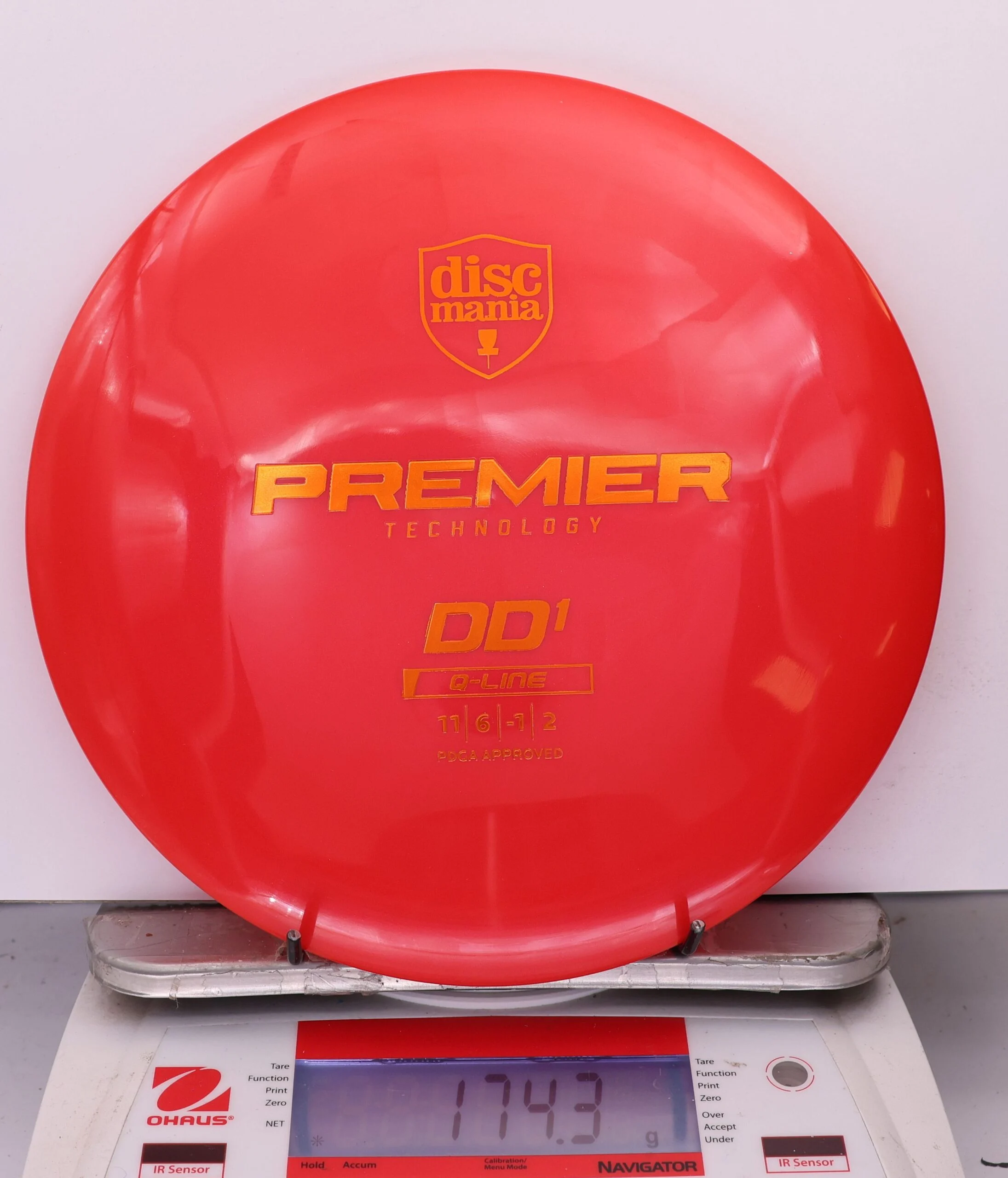 990386 Q-Line DD1, Premier Series - #38 Red, 174