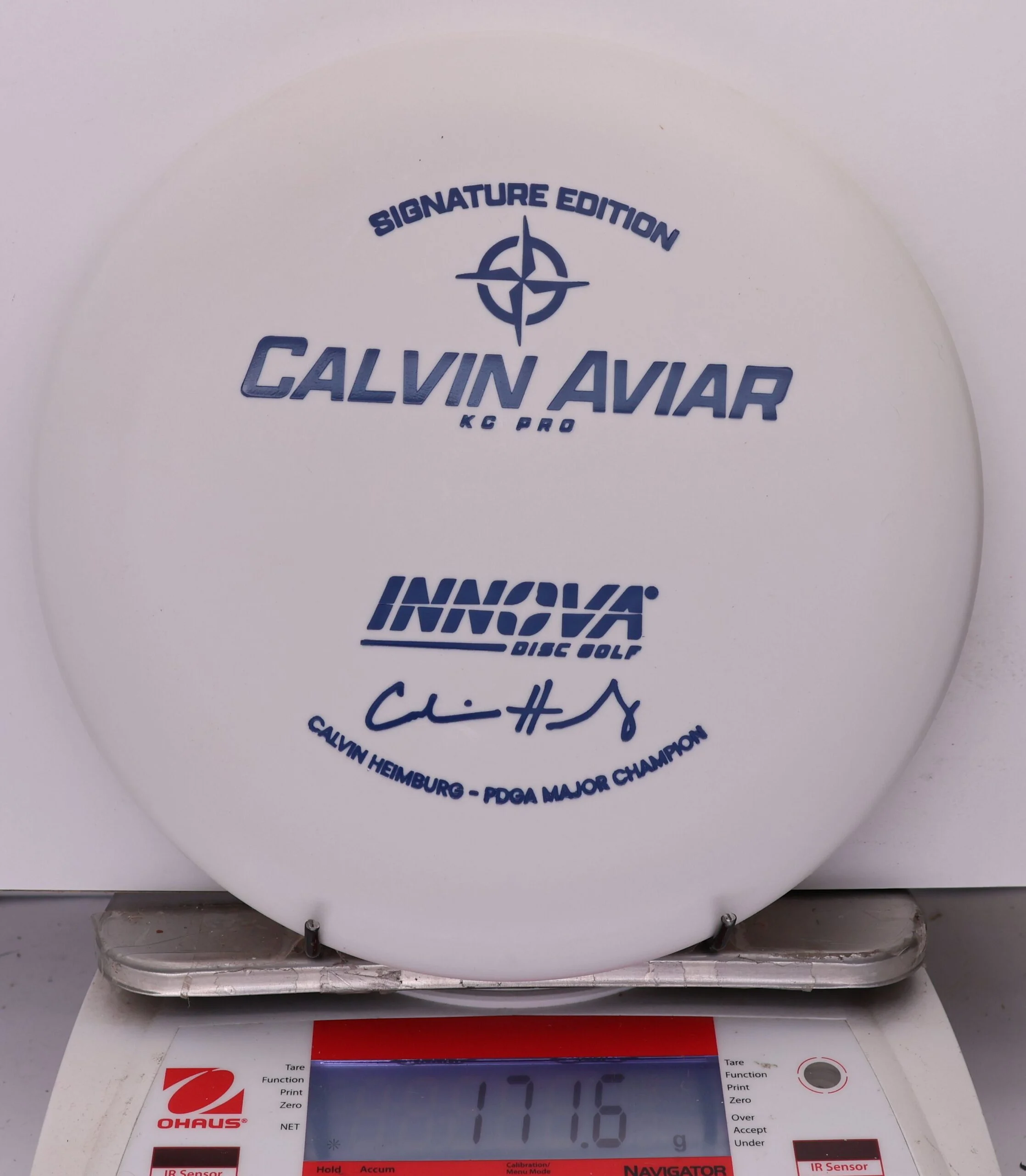 990449 KC Pro Aviar, Calvin Heimburg Signature Edition - #12 White, 172