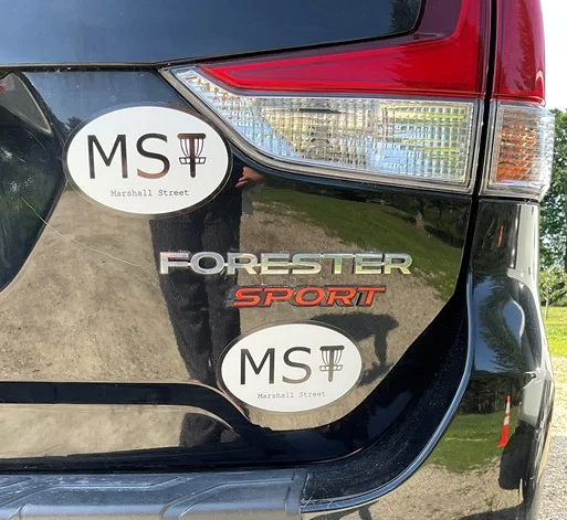 Marshall Street Oval Bumper Sticker Magnet - Image 4