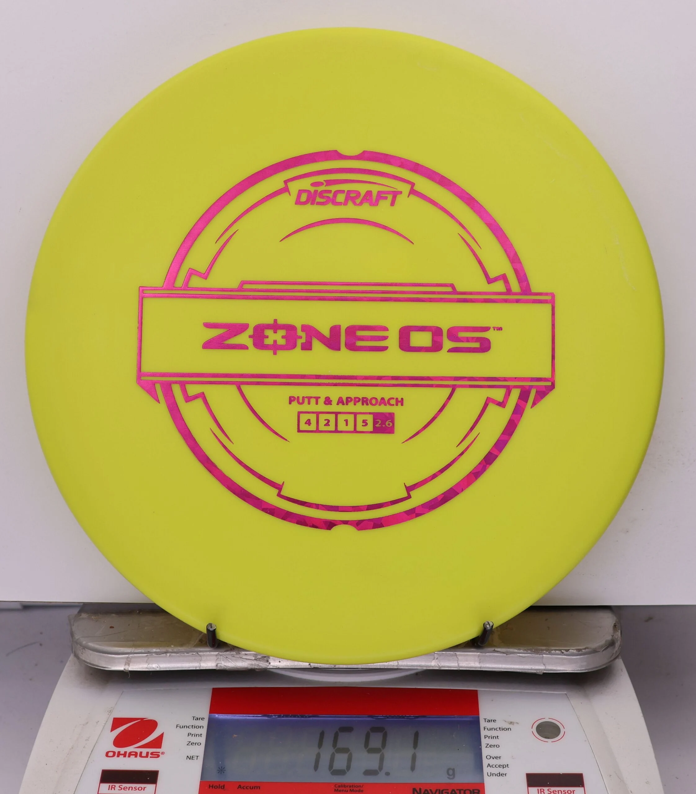 991455 Putter Line Hard Zone OS - #410 Yellow, 169
