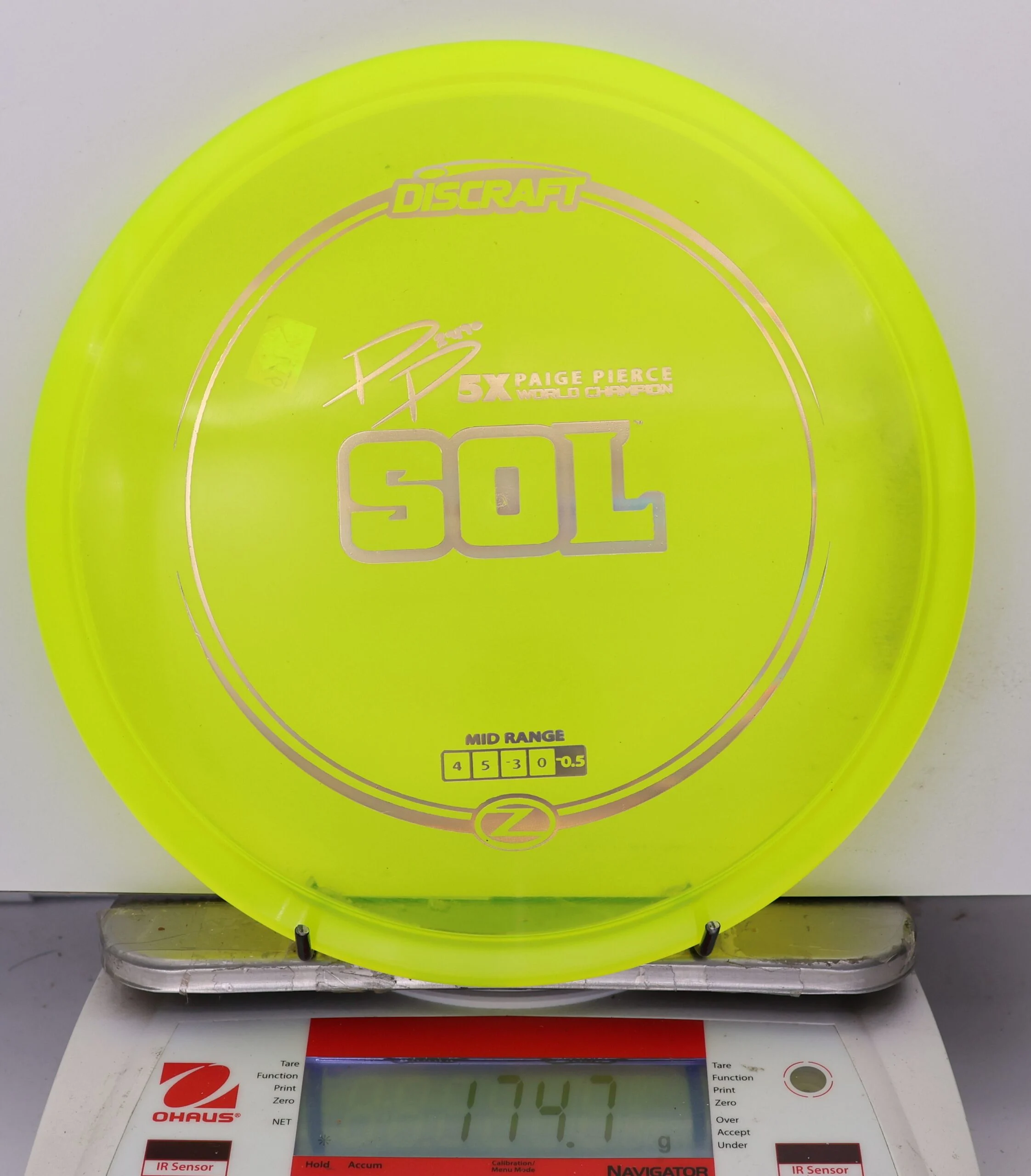 991750 Z Sol, Paige Pierce 5X - #416 NYellow, 175
