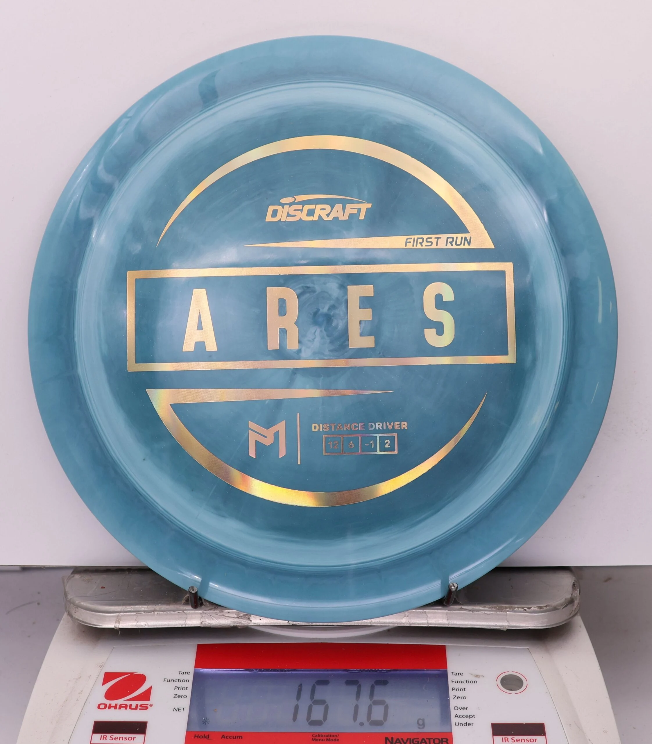 991922 ESP Ares, Paul McBeth First Run - #417 LtBlue, 168