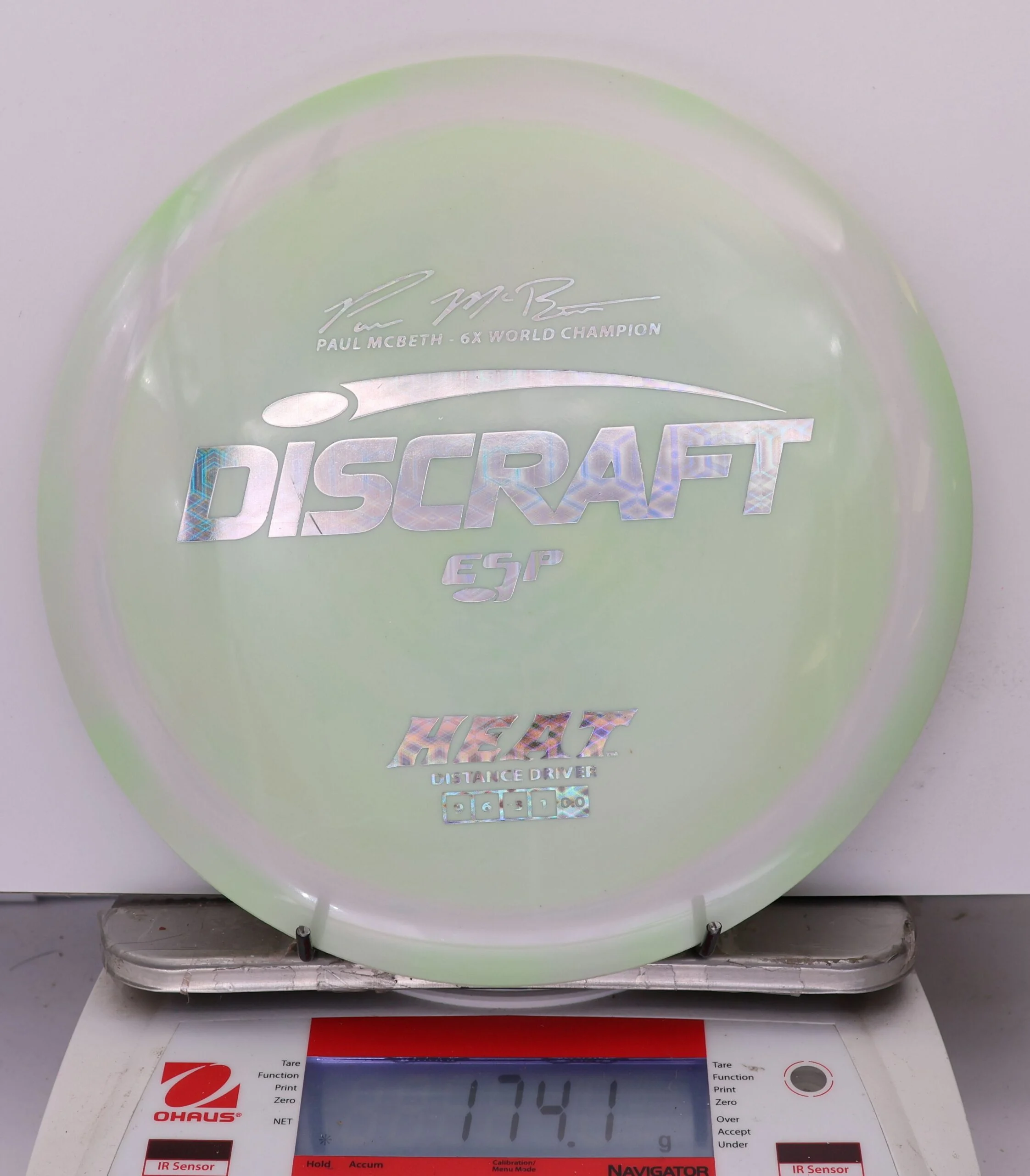 992064 ESP Heat, Paul McBeth 6X - #409 LtGreen, 174