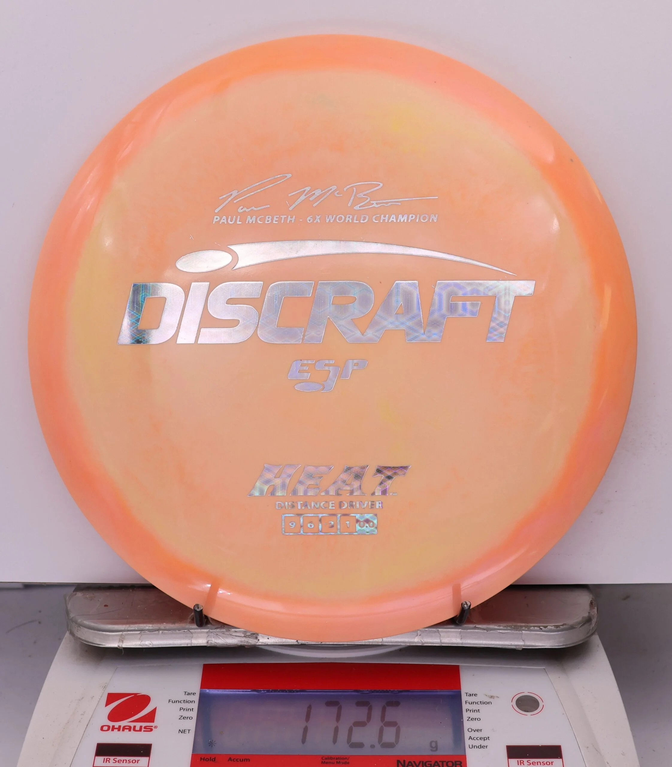 992121 ESP Heat, Paul McBeth 6X - #421 OrangeYellow, 173