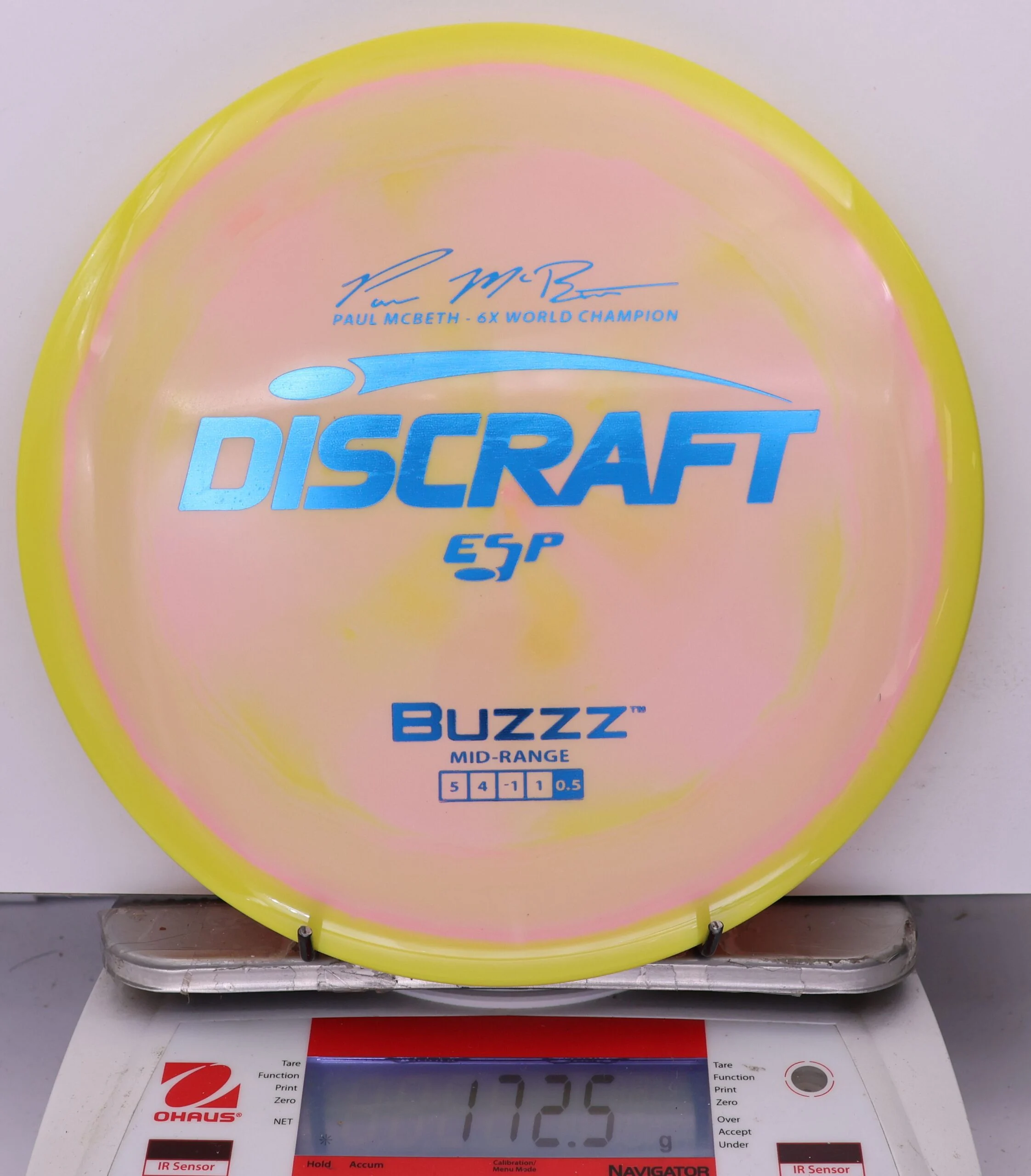 992150 ESP Buzzz, Paul McBeth 6X - #405 YellowPink, 173
