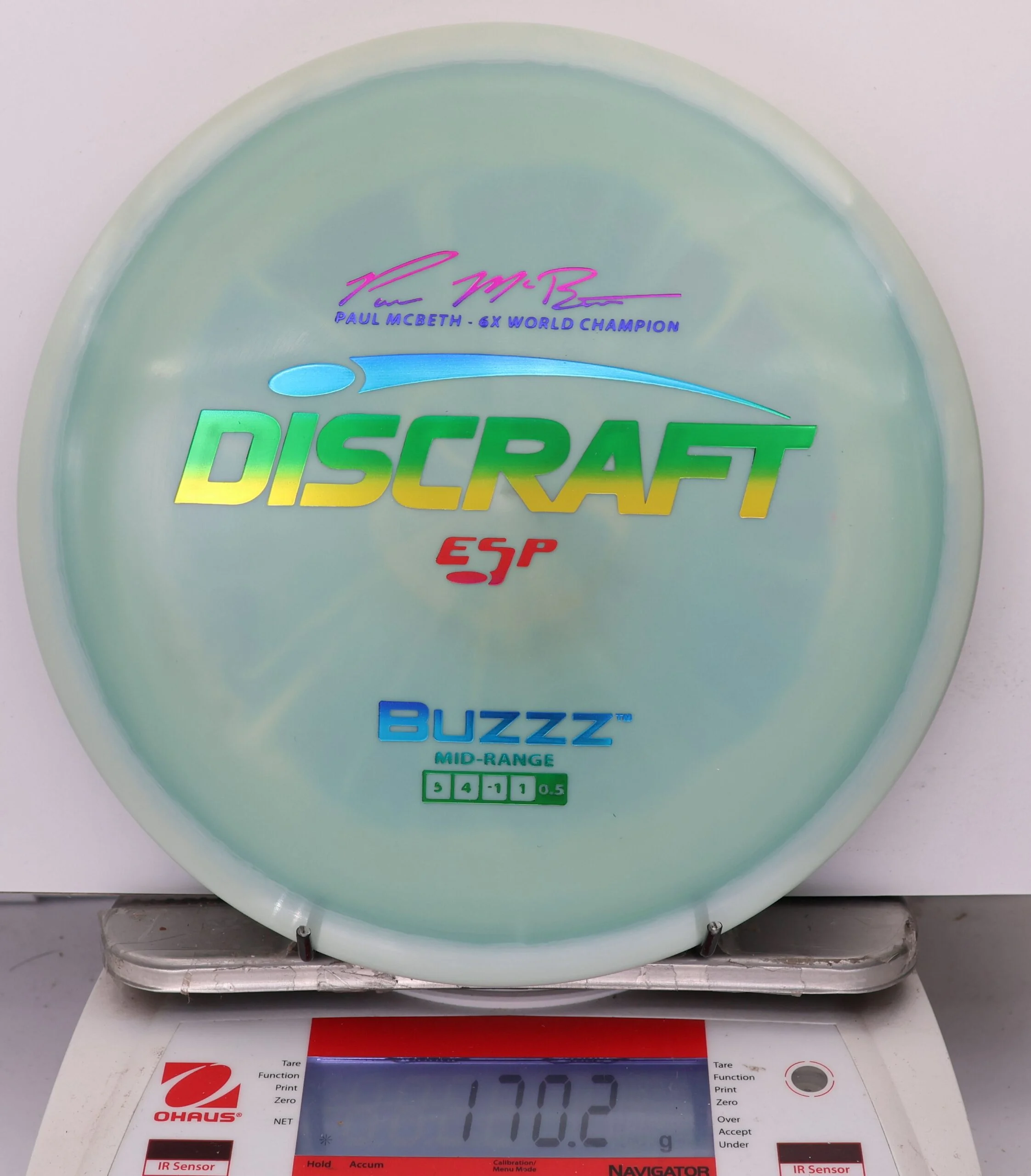 992152 ESP Buzzz, Paul McBeth 6X - #407 LtGreenish, 170