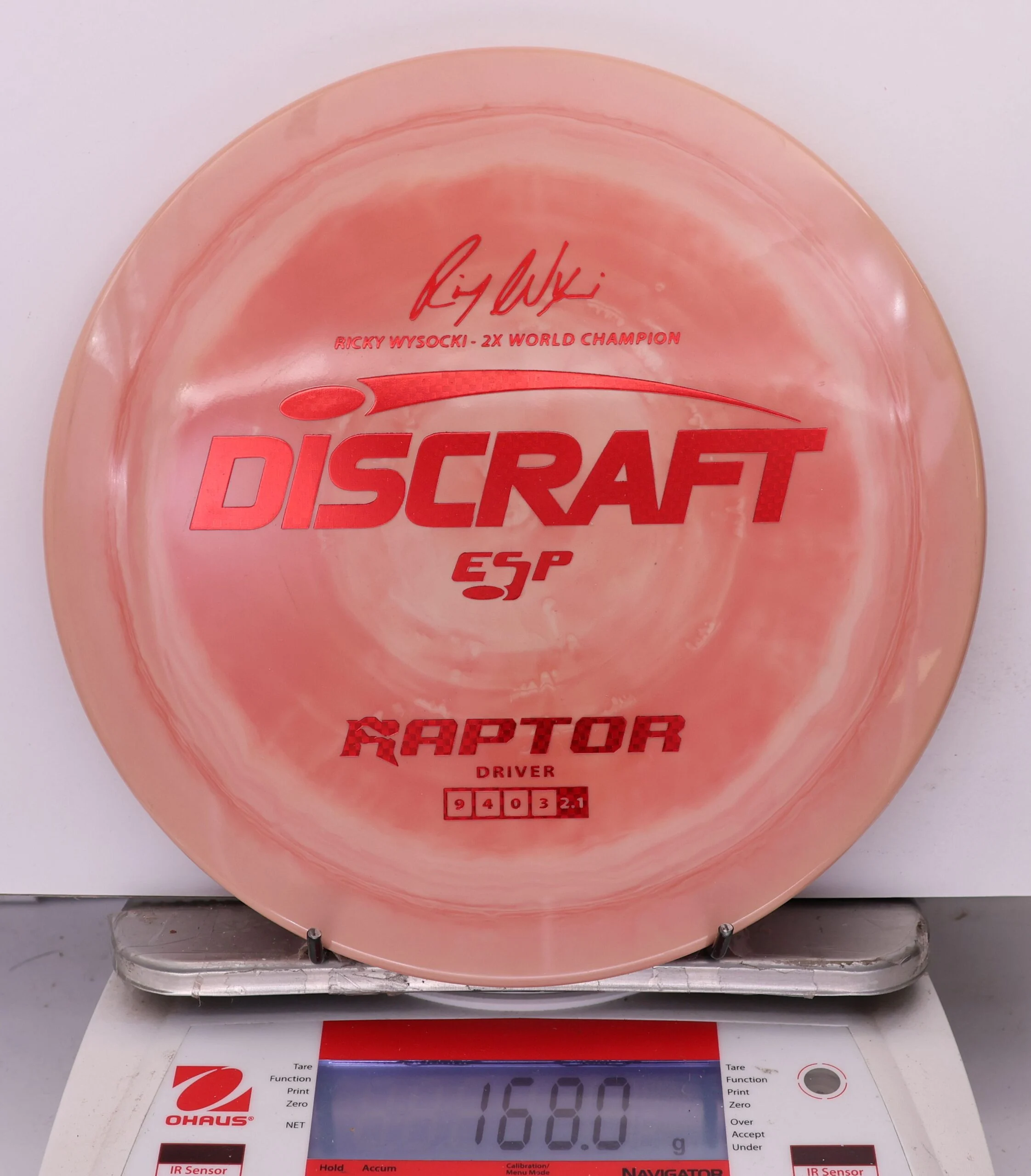 992207 ESP Raptor, Ricky Wysocki 2X - #406 Faded Red, 168