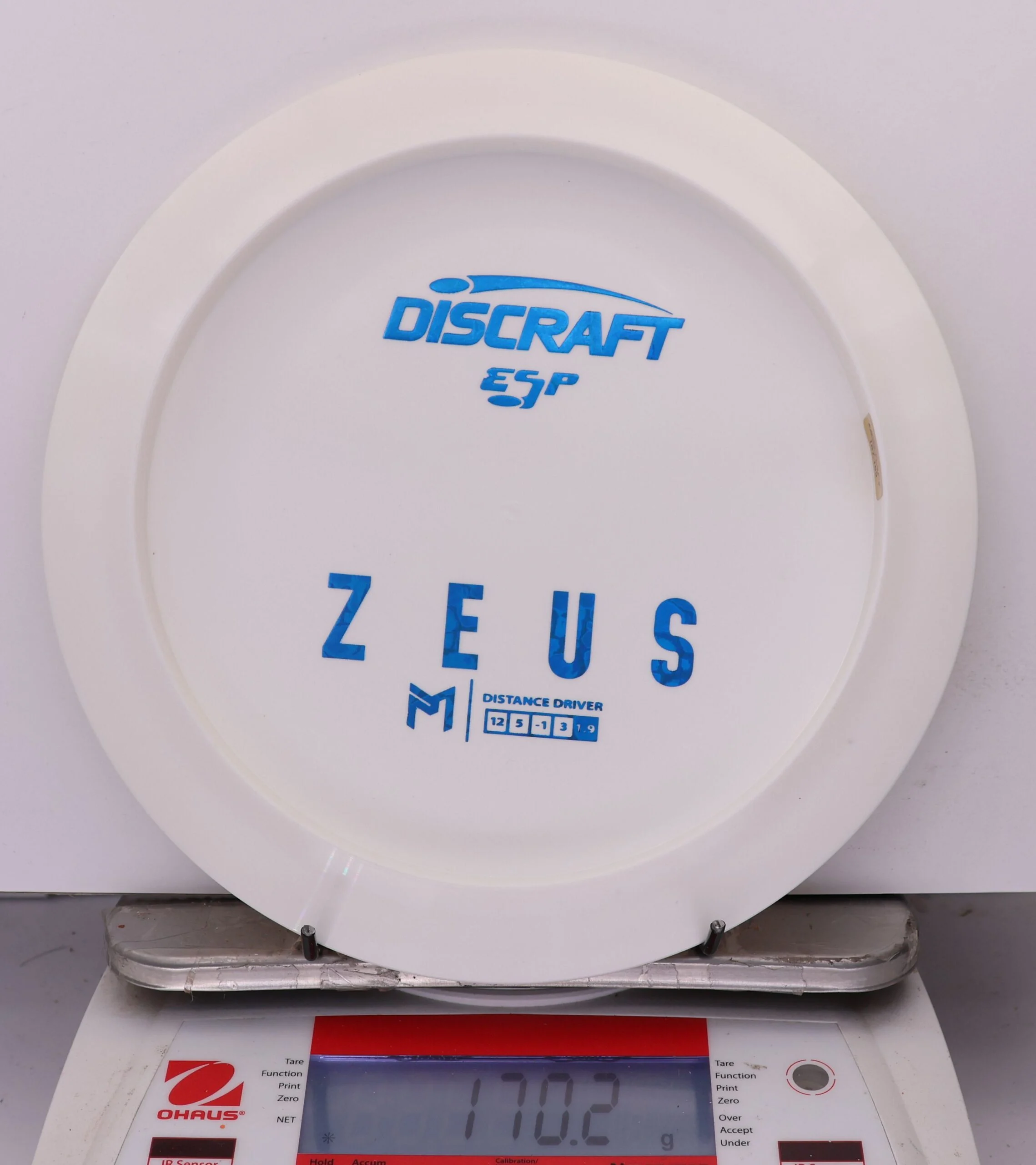 993109 ESP Zeus, Paul McBeth - Bottom Stamp - #407 White, 170