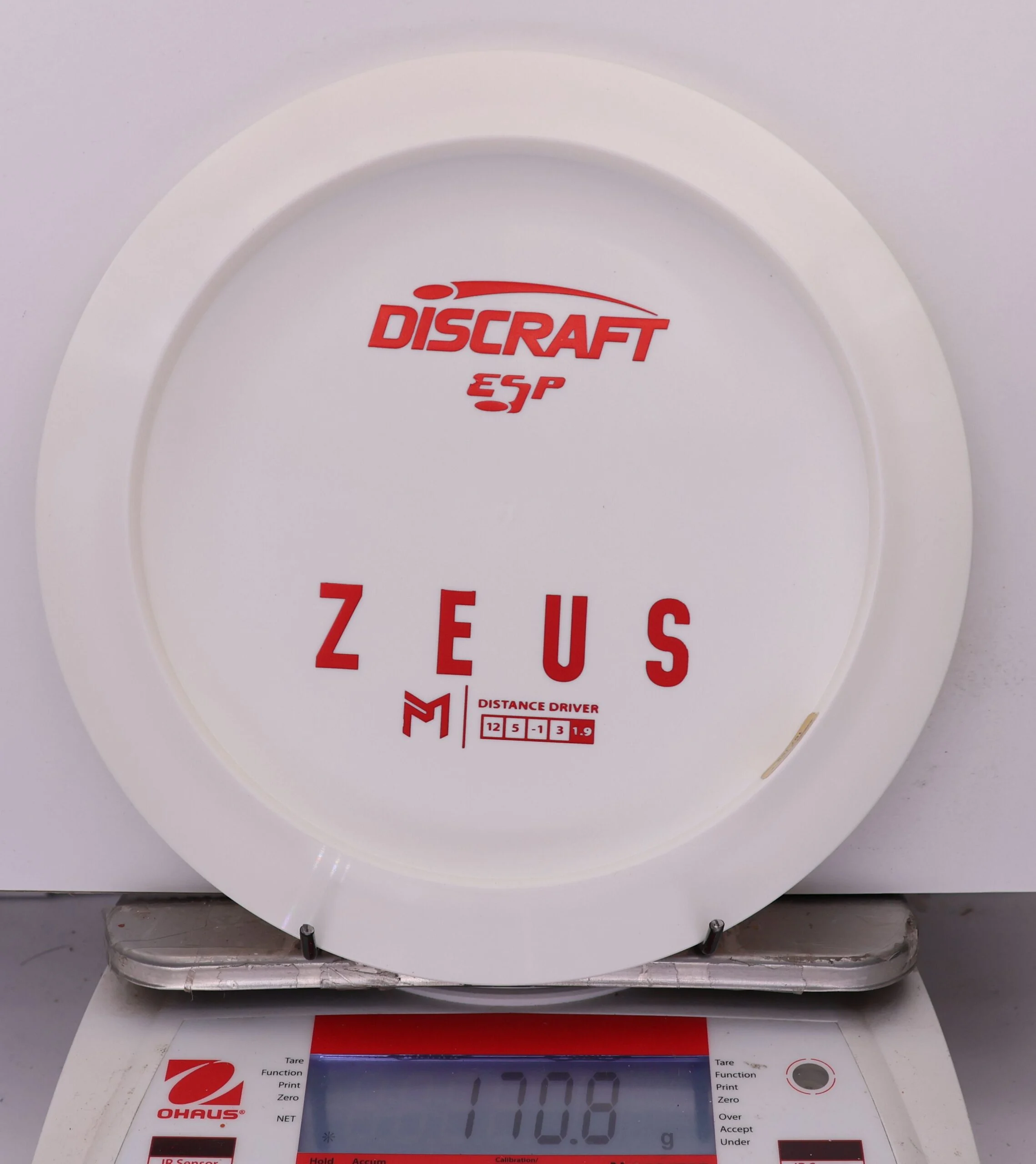 993110 ESP Zeus, Paul McBeth - Bottom Stamp - #408 White, 171