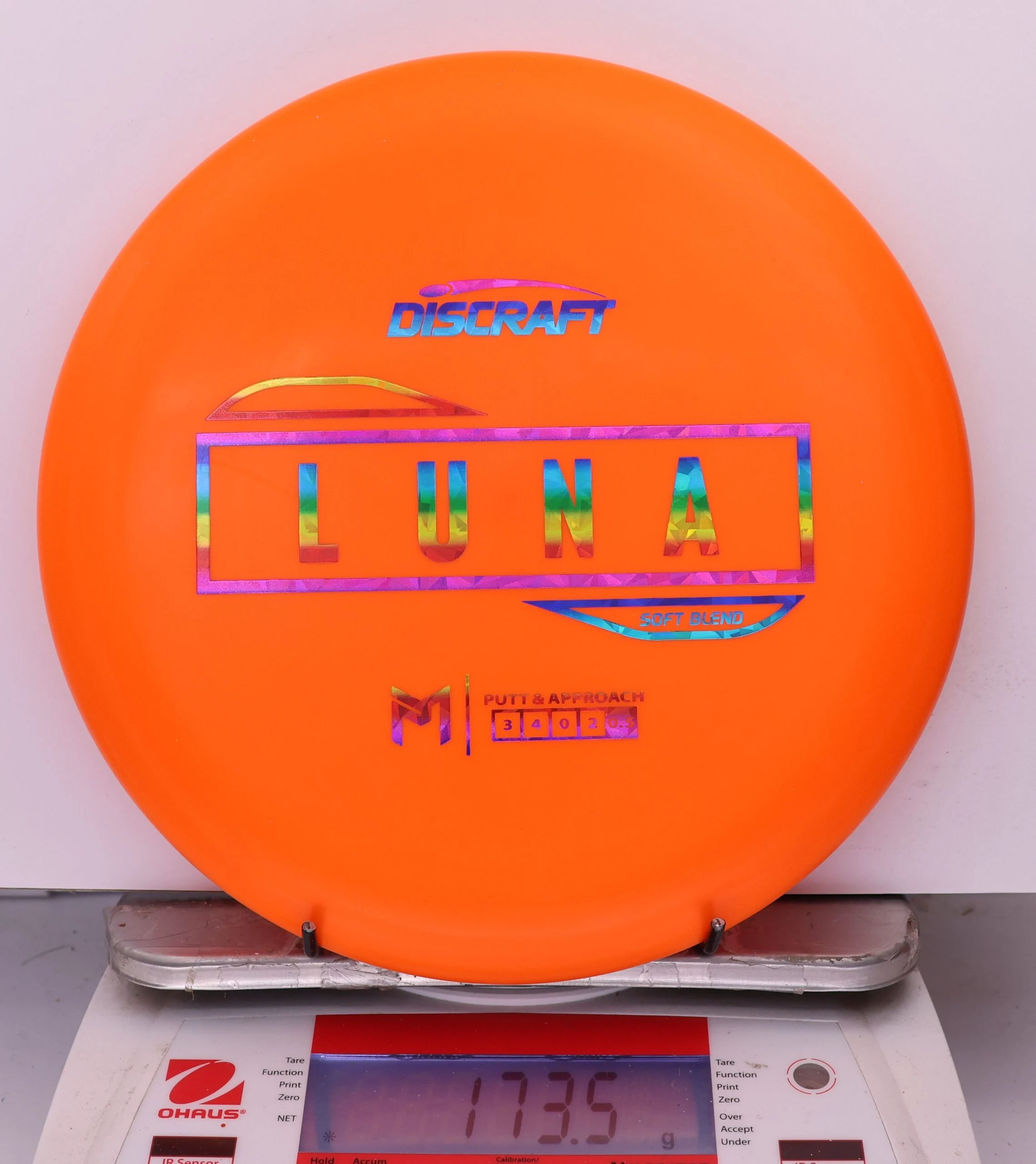 993396 Putter Line Soft Luna, Paul McBeth - #405 Orange, 174