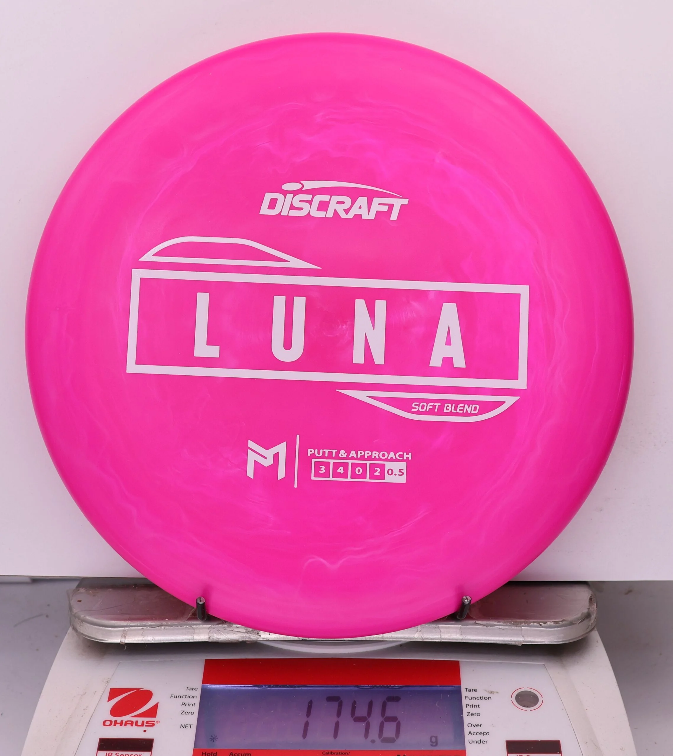 993426 Putter Line Soft Luna, Paul McBeth - #412 Pink, 175